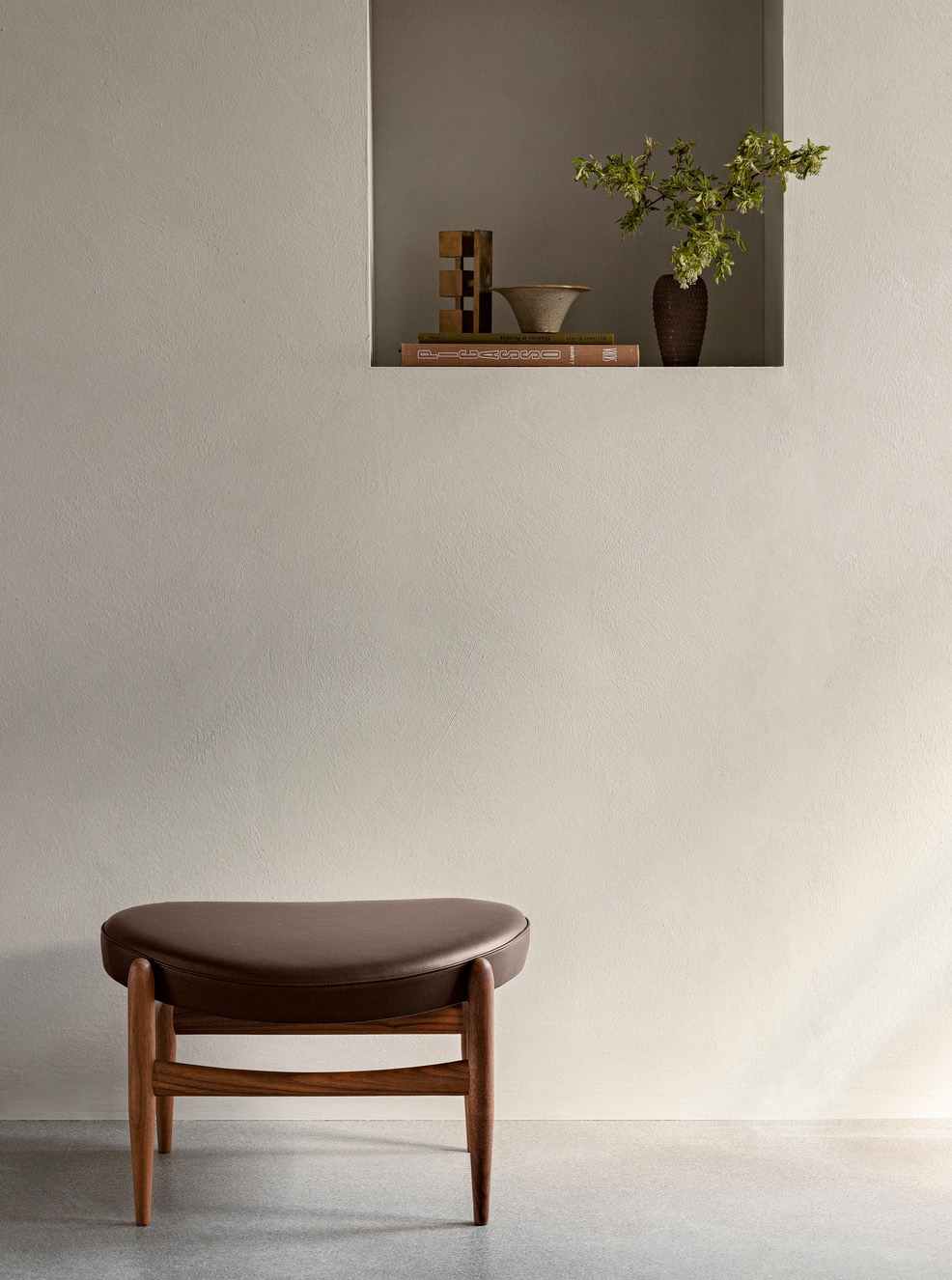 Elizabeth Ottoman, Walnut Base