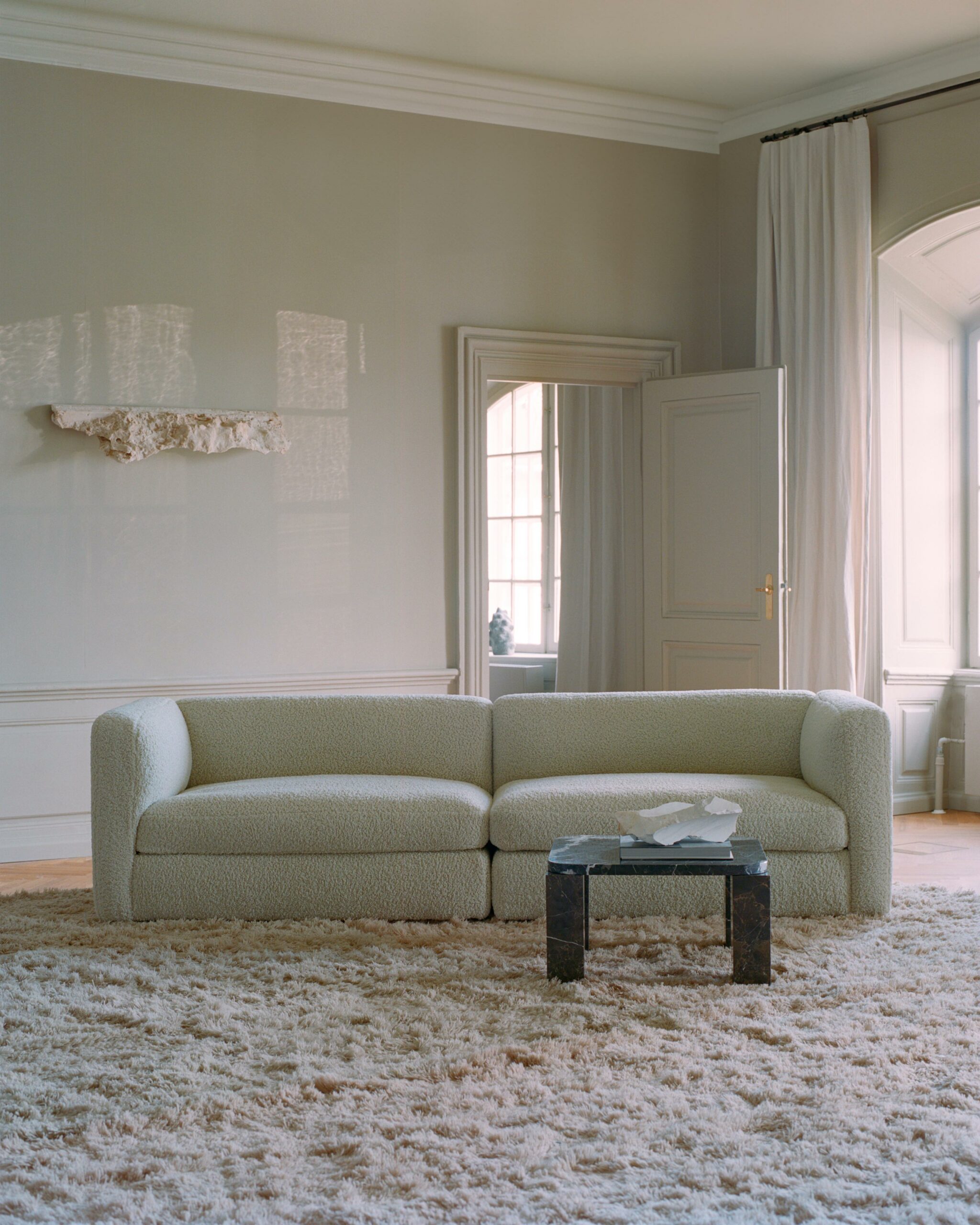 Coda Modular Sofa, 2 Seater, Configuration 1, Zinc Drake Spacedust