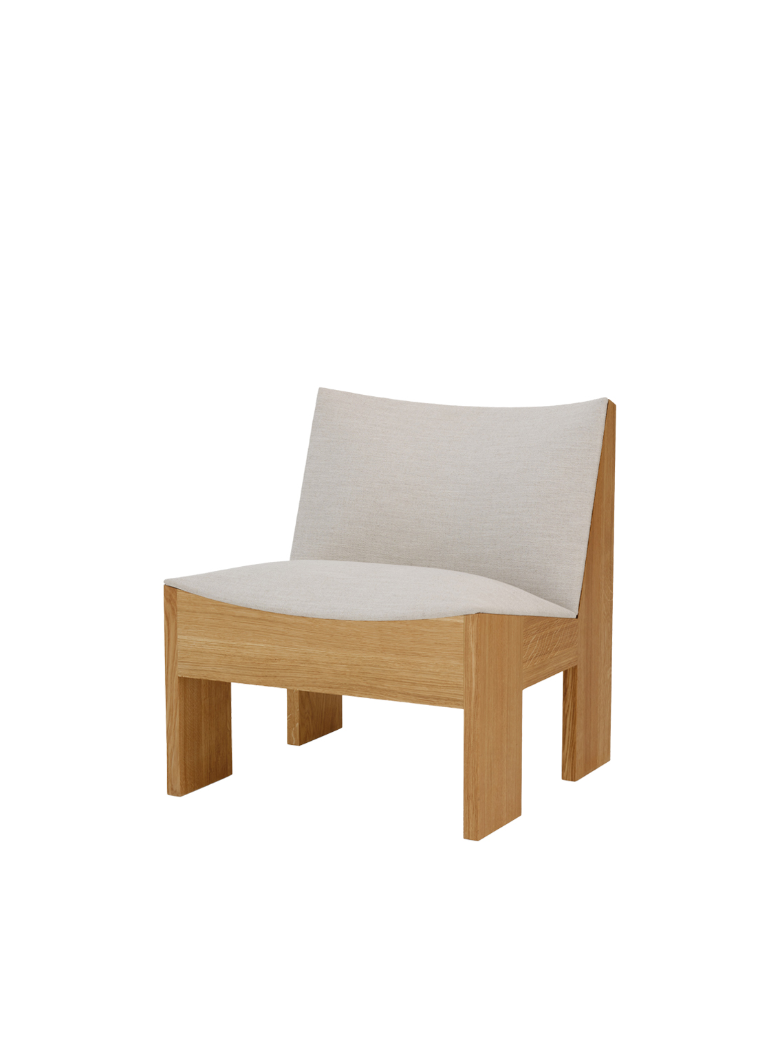 Tenon Lounge Chair, Natural Oak