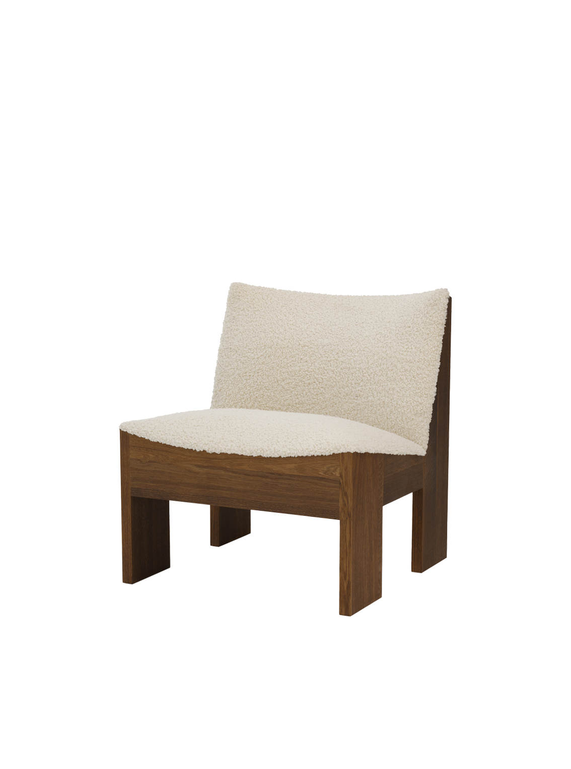 Tenon Lounge Chair, Fumed Oak