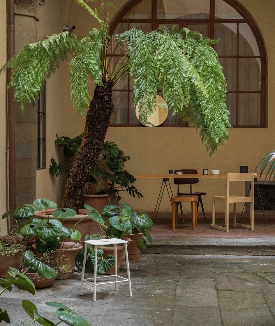 Adam Stool Mono H50, White