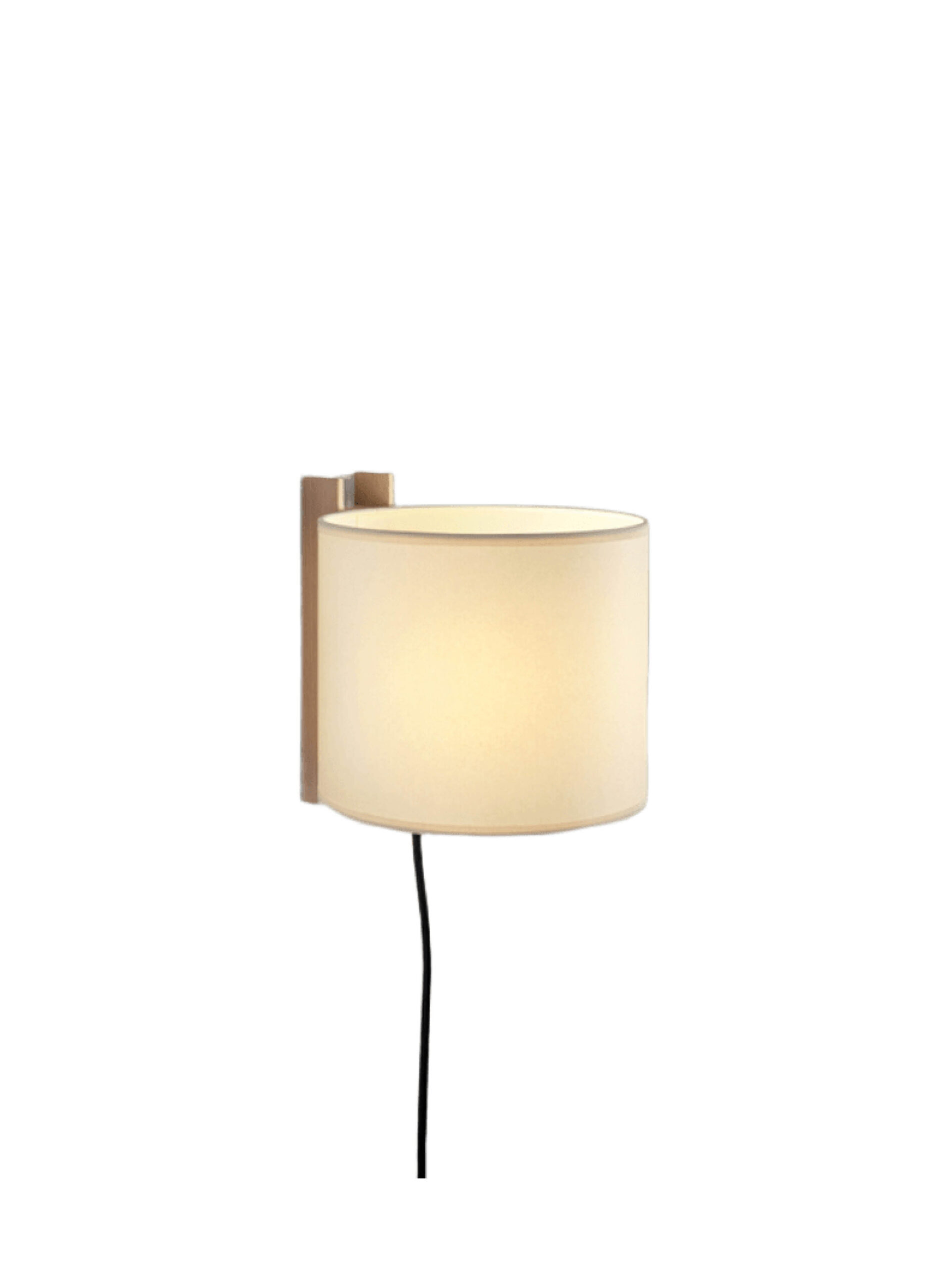 TMM Corto Wall Lamp / Beech Wood / Beige