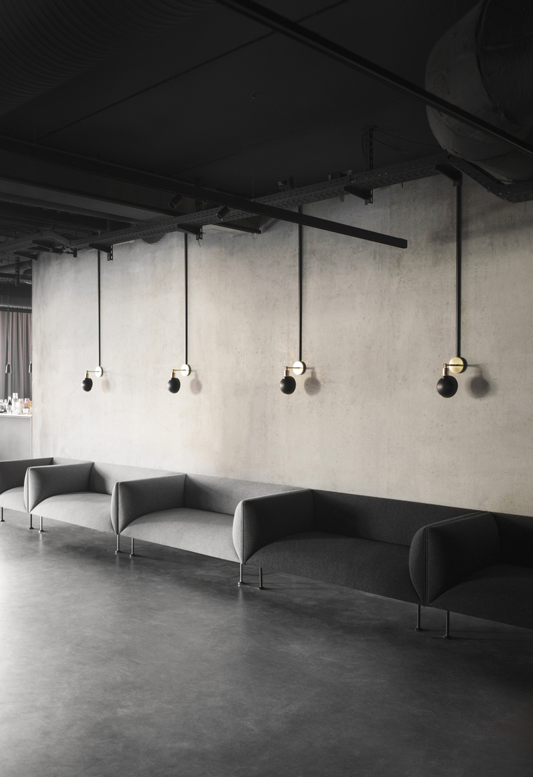Walker Ceiling/Wall Lamp, Black