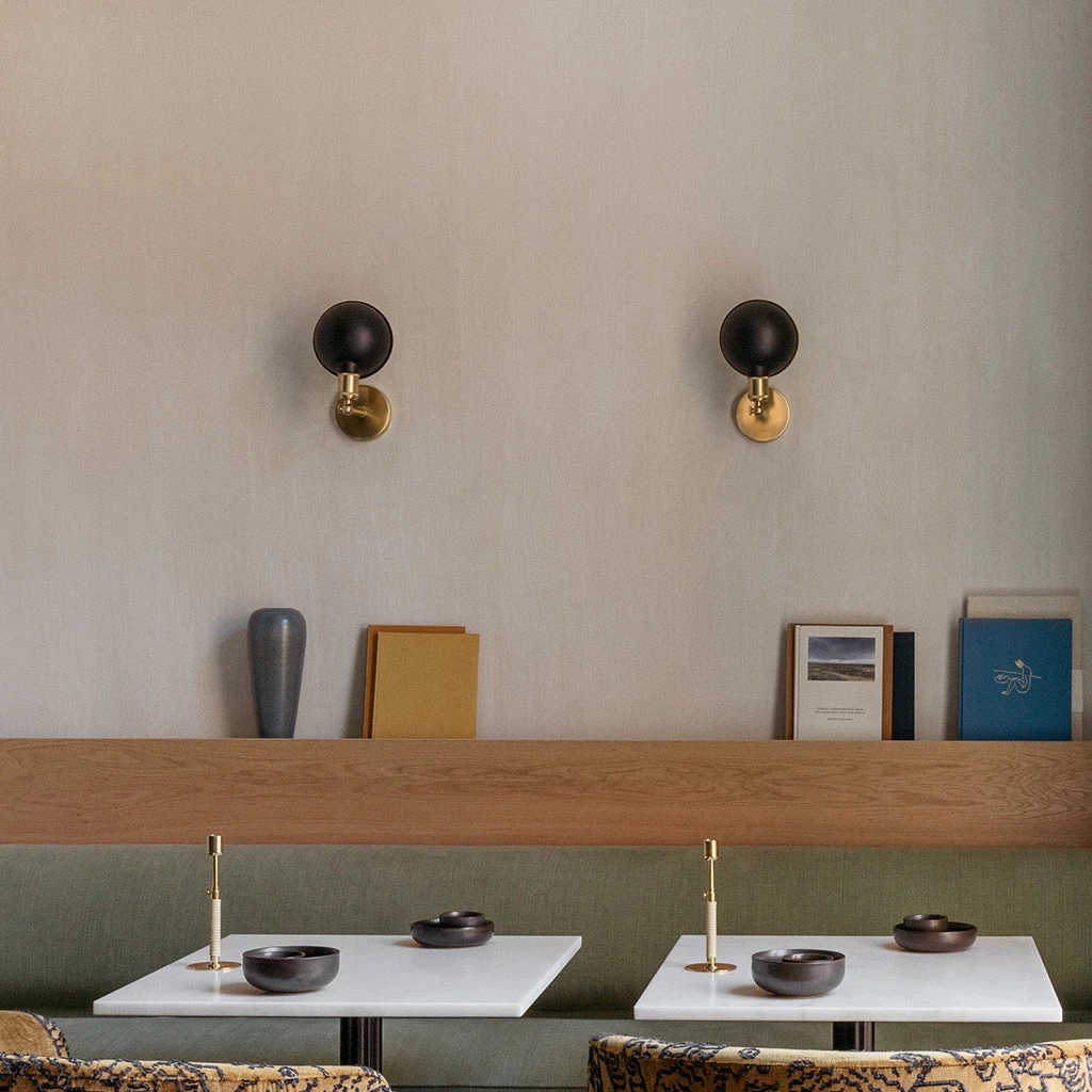 Walker Ceiling/Wall Lamp, Black