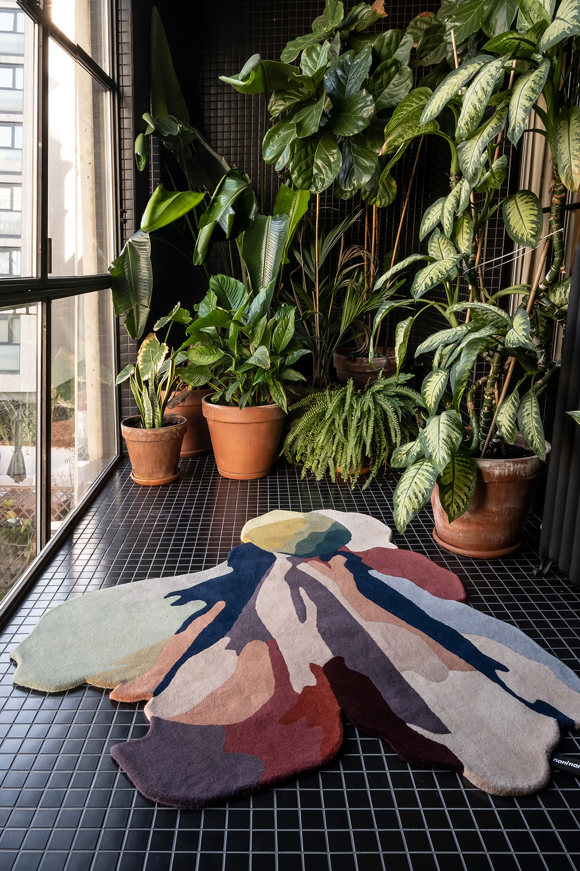 Flora Rug, Bloom 1, 166×150 cm