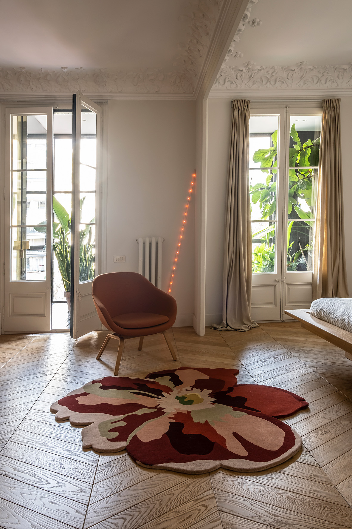 Flora Rug, Bloom 2, 150×170 cm