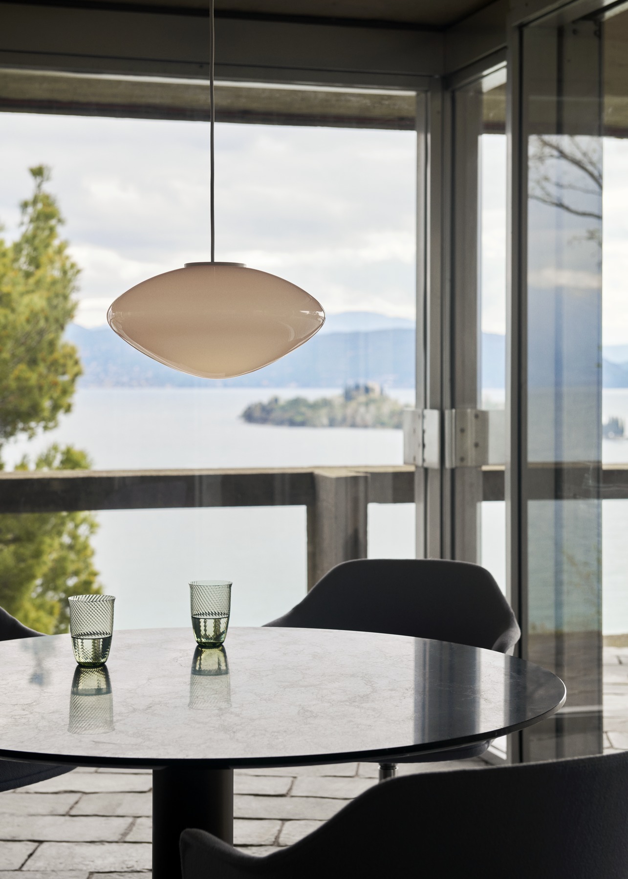 Mist Pendant AP16, Matt White