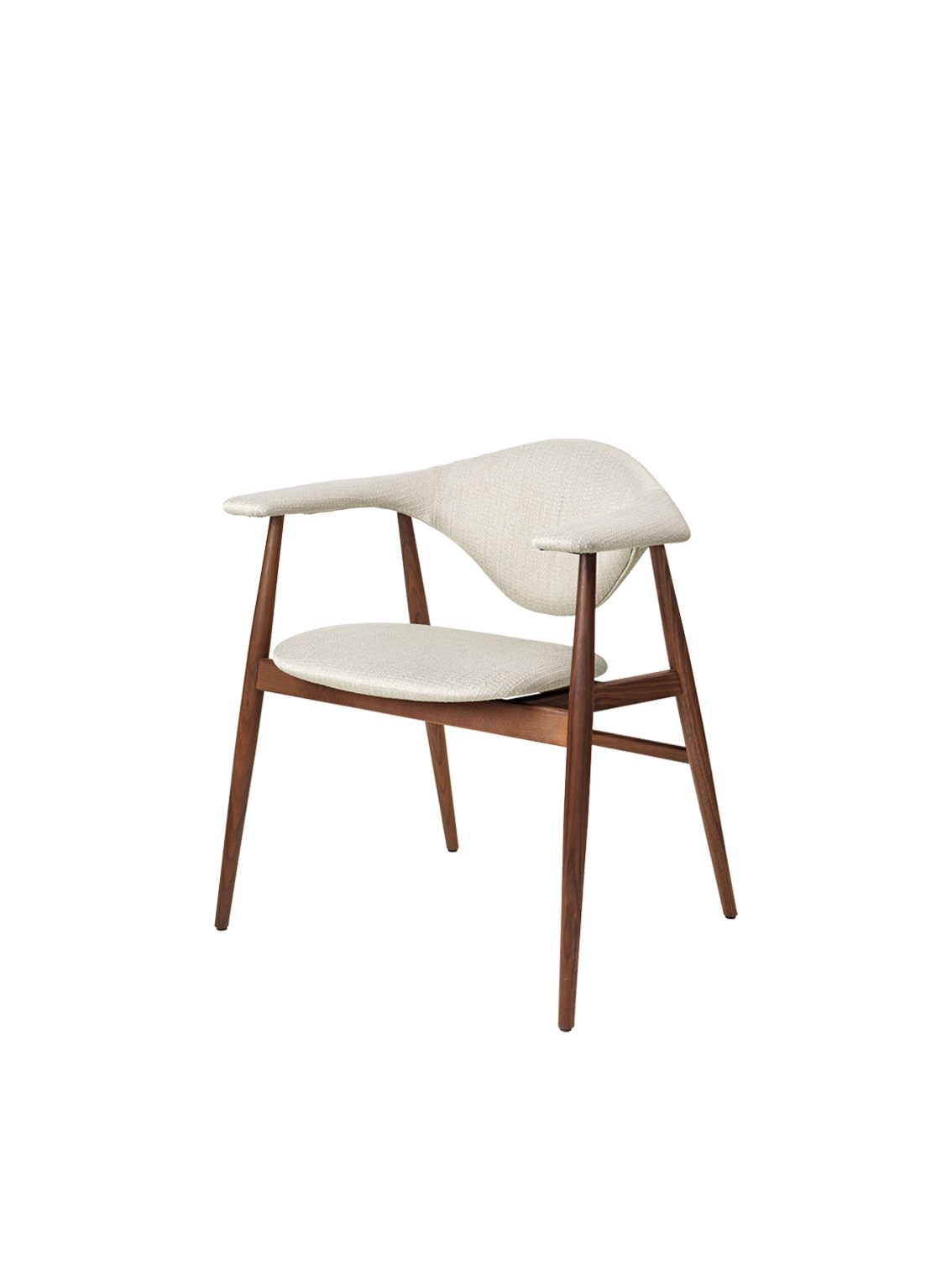 Masculo Dining Chair, Walnut Base, Eero Special FR 106