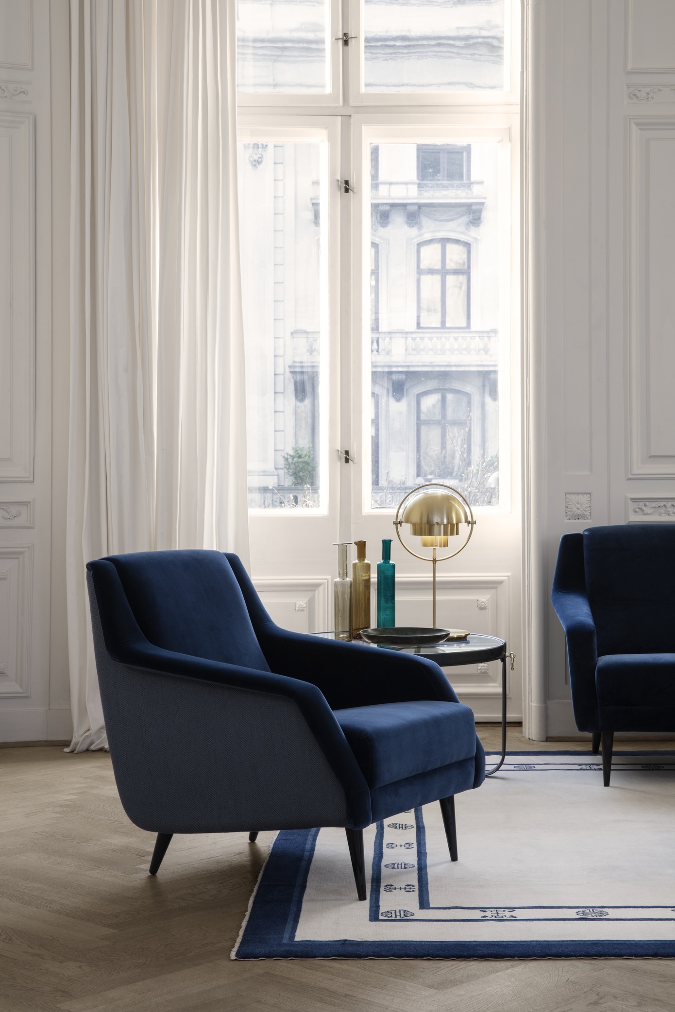 Multi-Lite Table Lamp, Brass Base