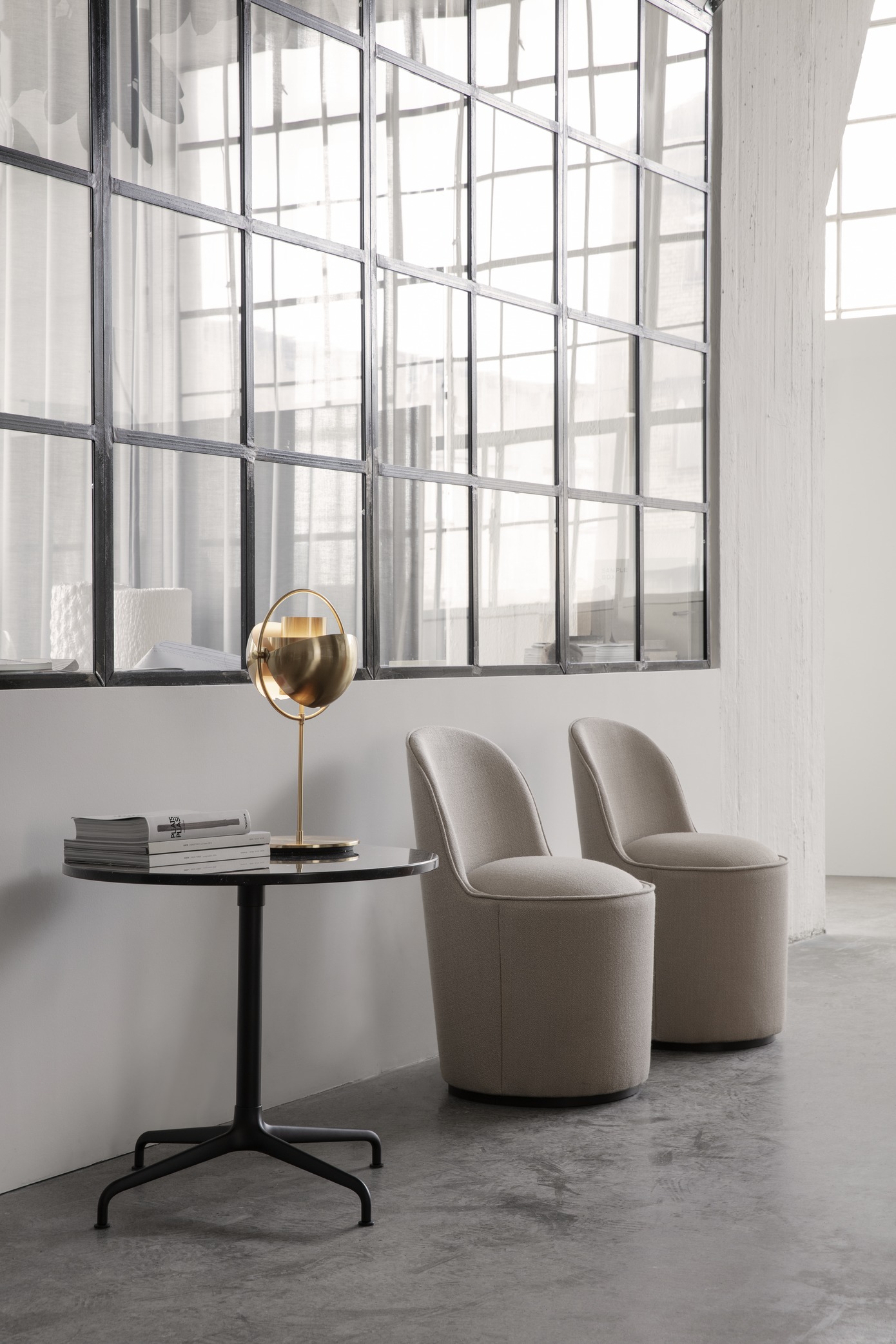 Multi-Lite Table Lamp, Brass Base
