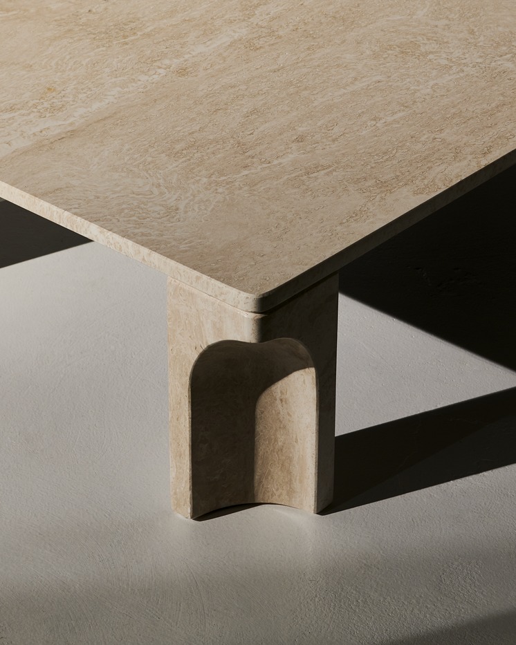 Doric Coffee Table, Square