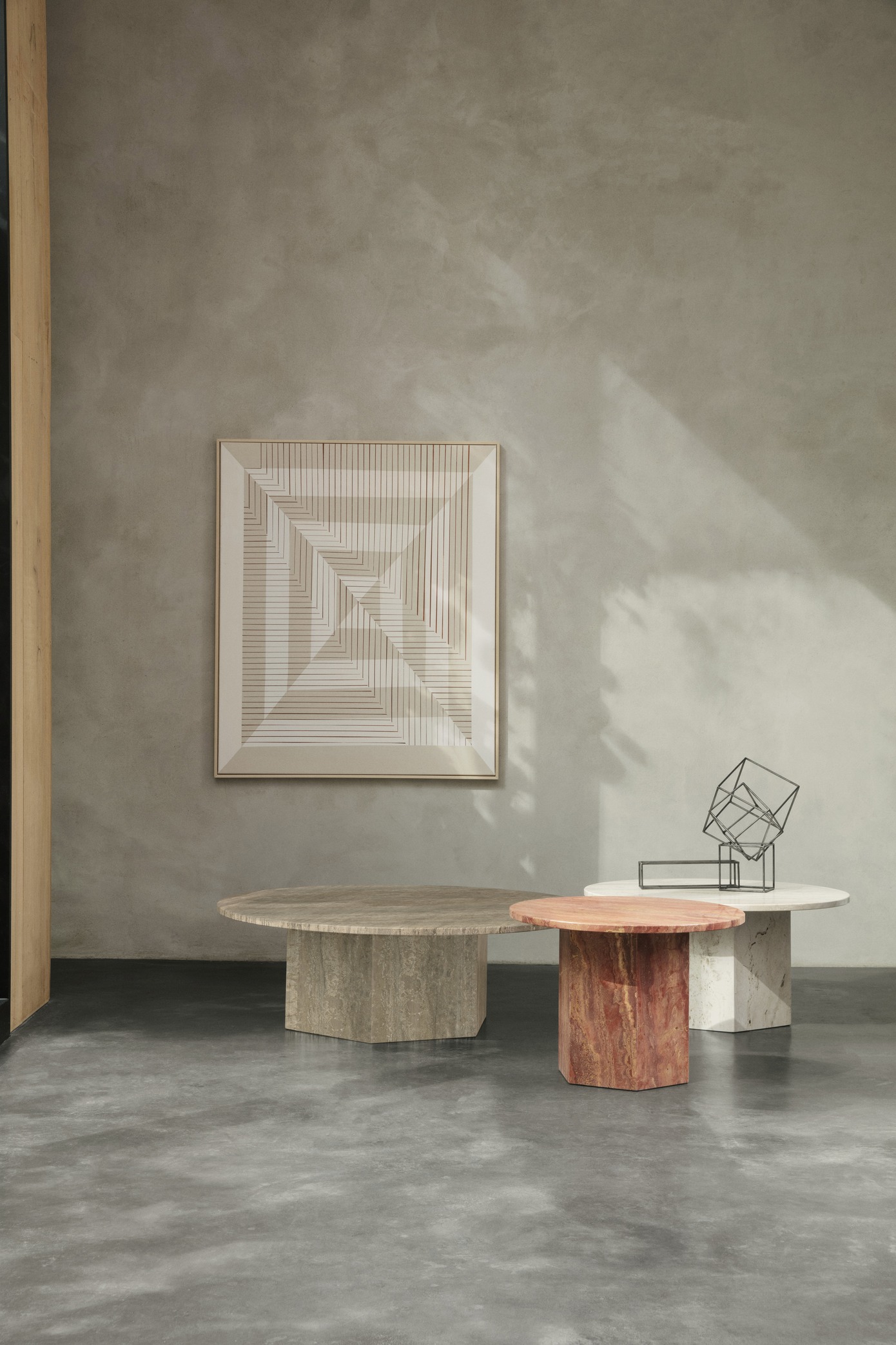 Epic Coffee Table, Ø60, Travertine