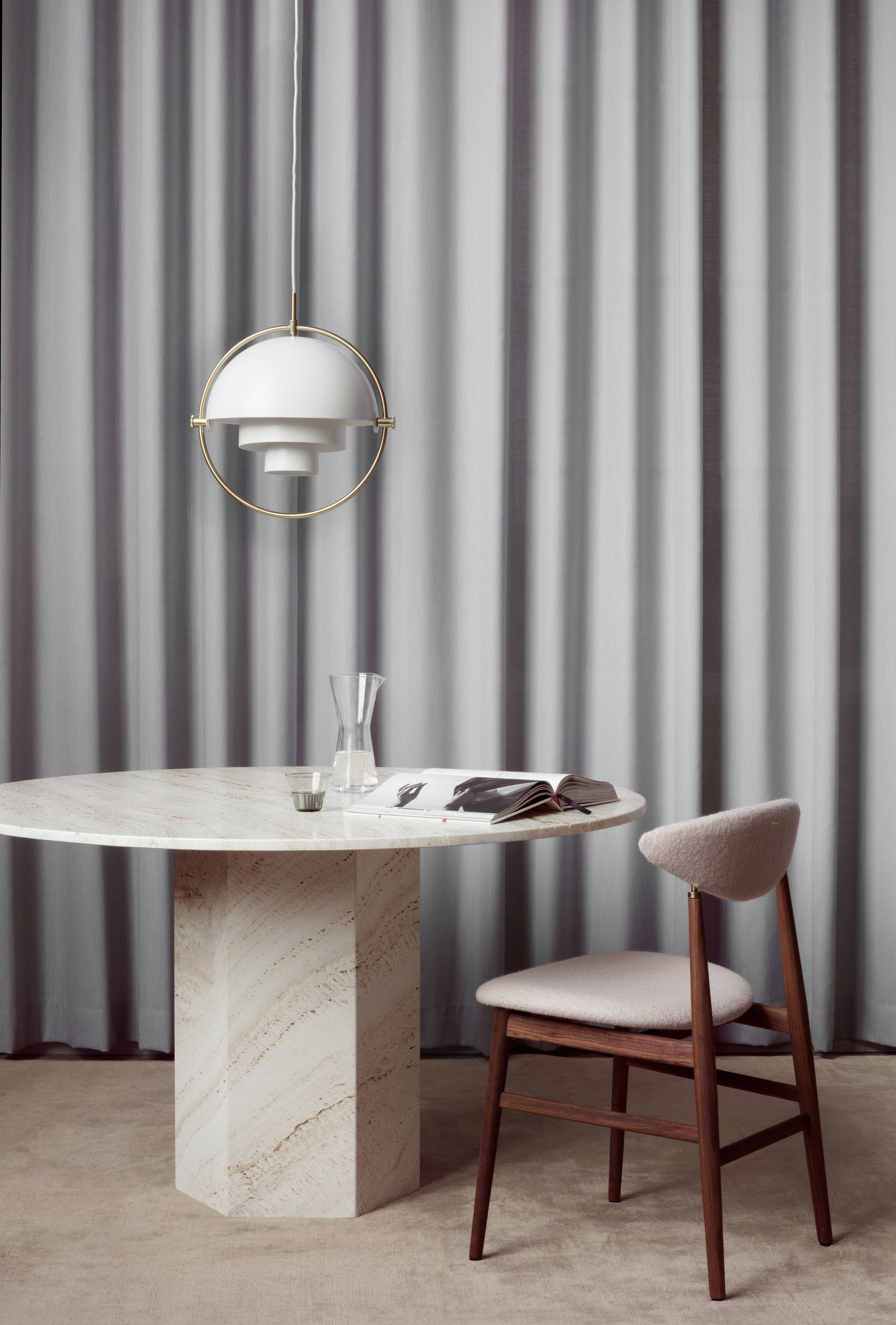 Multi-Lite Pendant, Brass Base