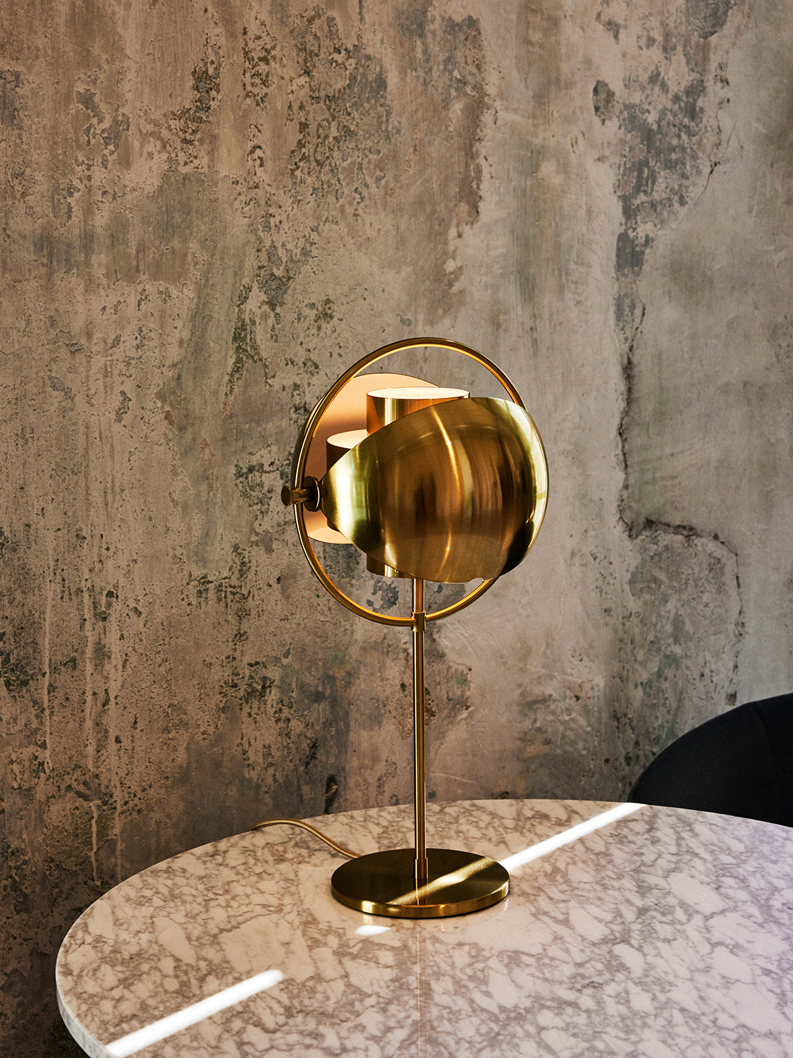 Multi-Lite Table Lamp, Brass Base