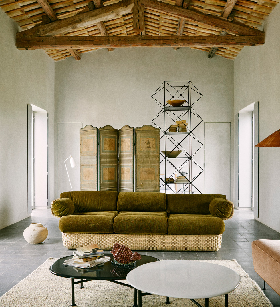 Basket Sofa, 3 Seater