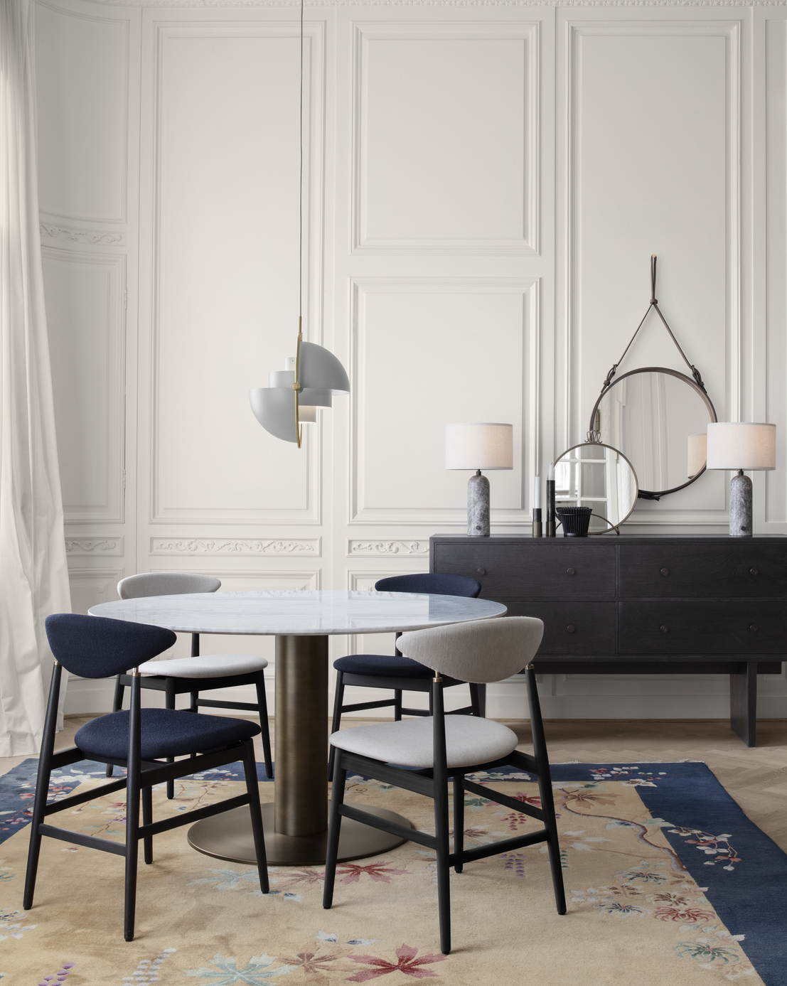 Multi-Lite Pendant, Brass Base