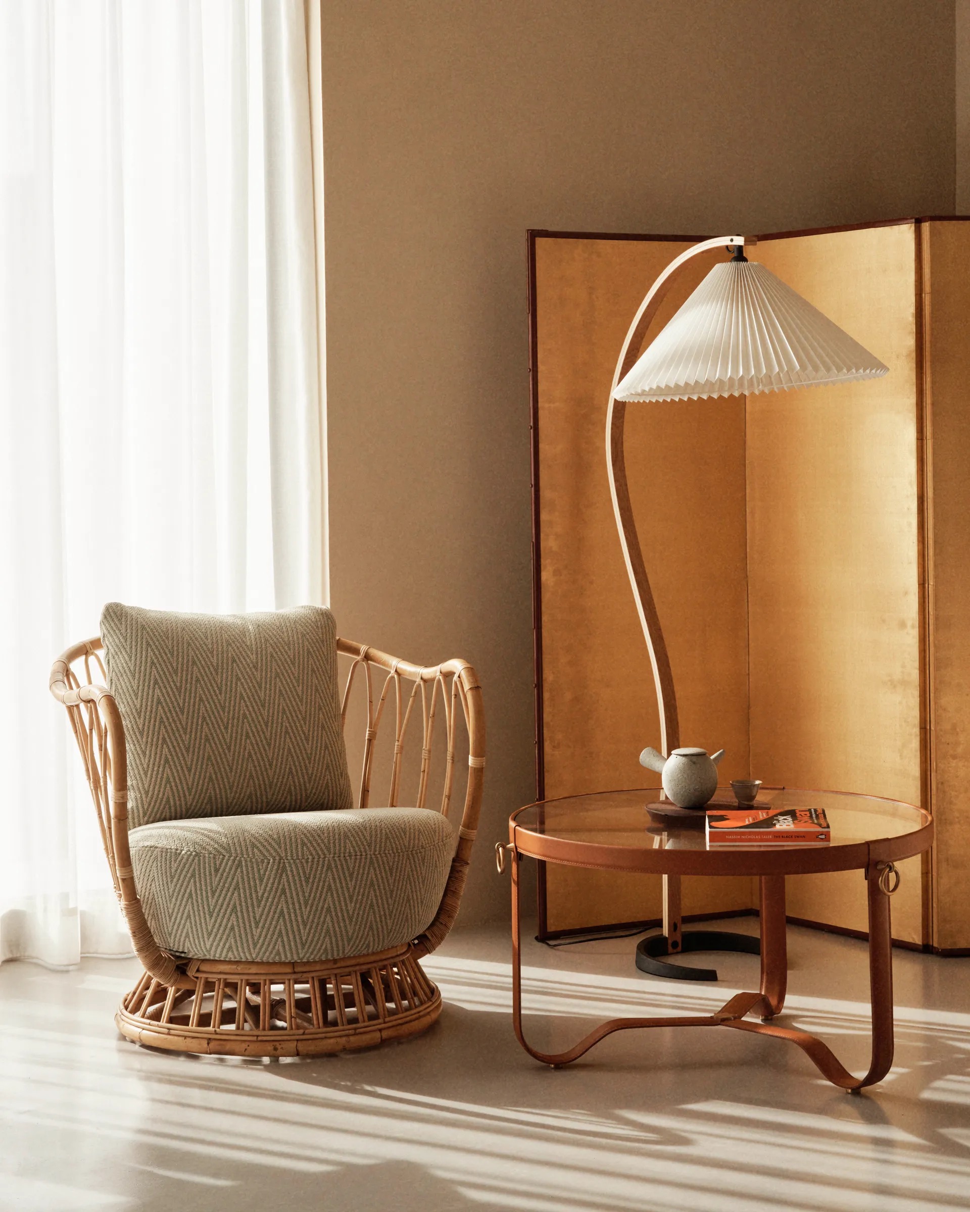 Adnet Coffee Table, Circular, Ø70