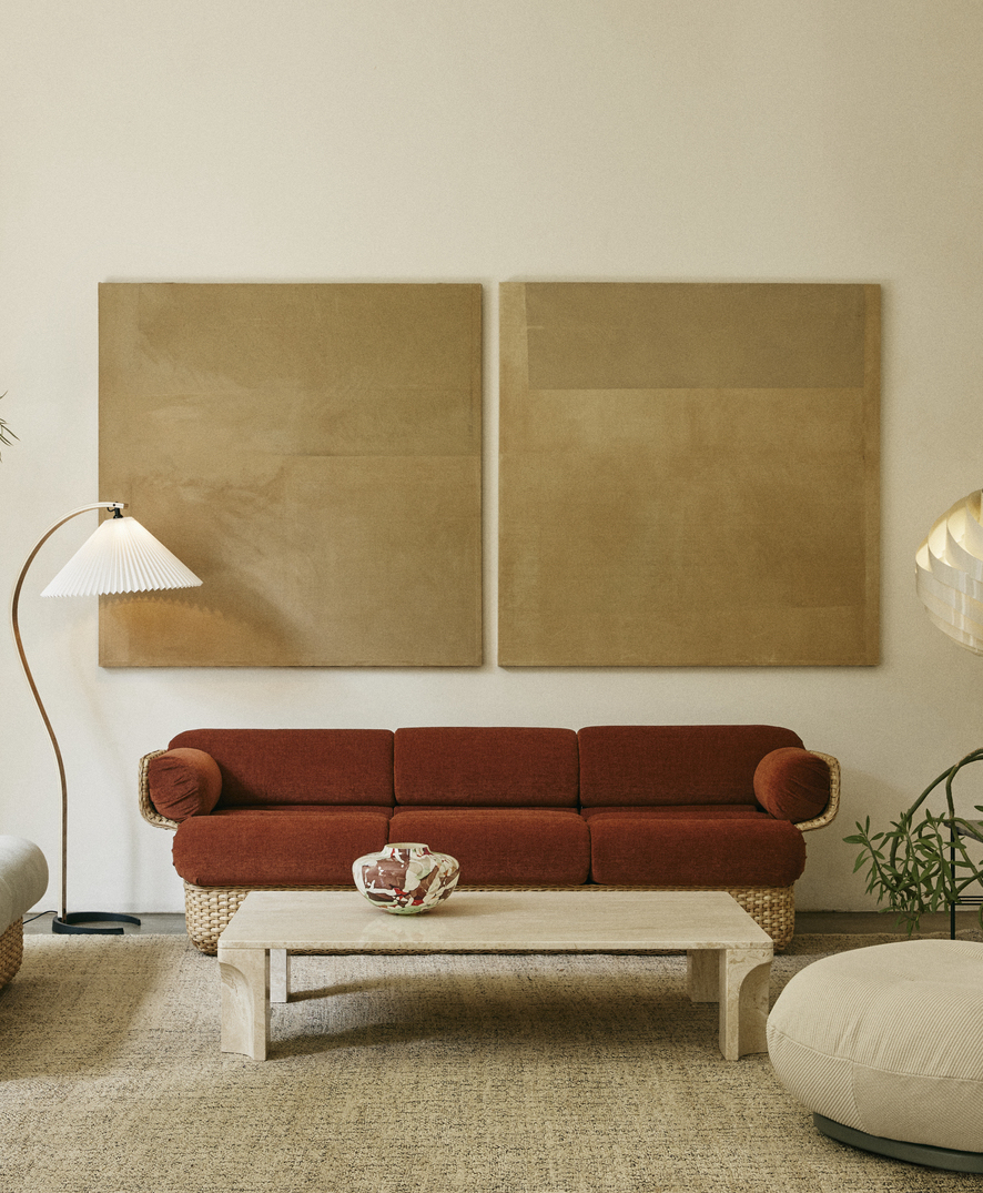 Basket Sofa, 3 Seater