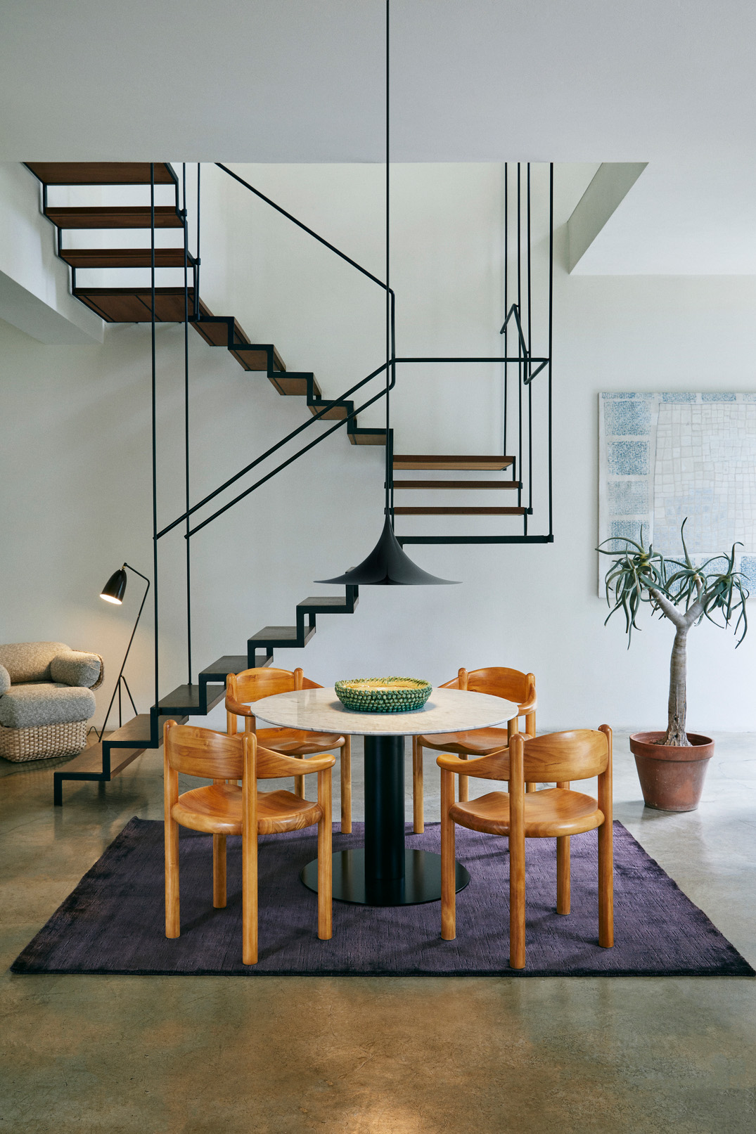 Daumiller Dining Armchair, Golden Pine