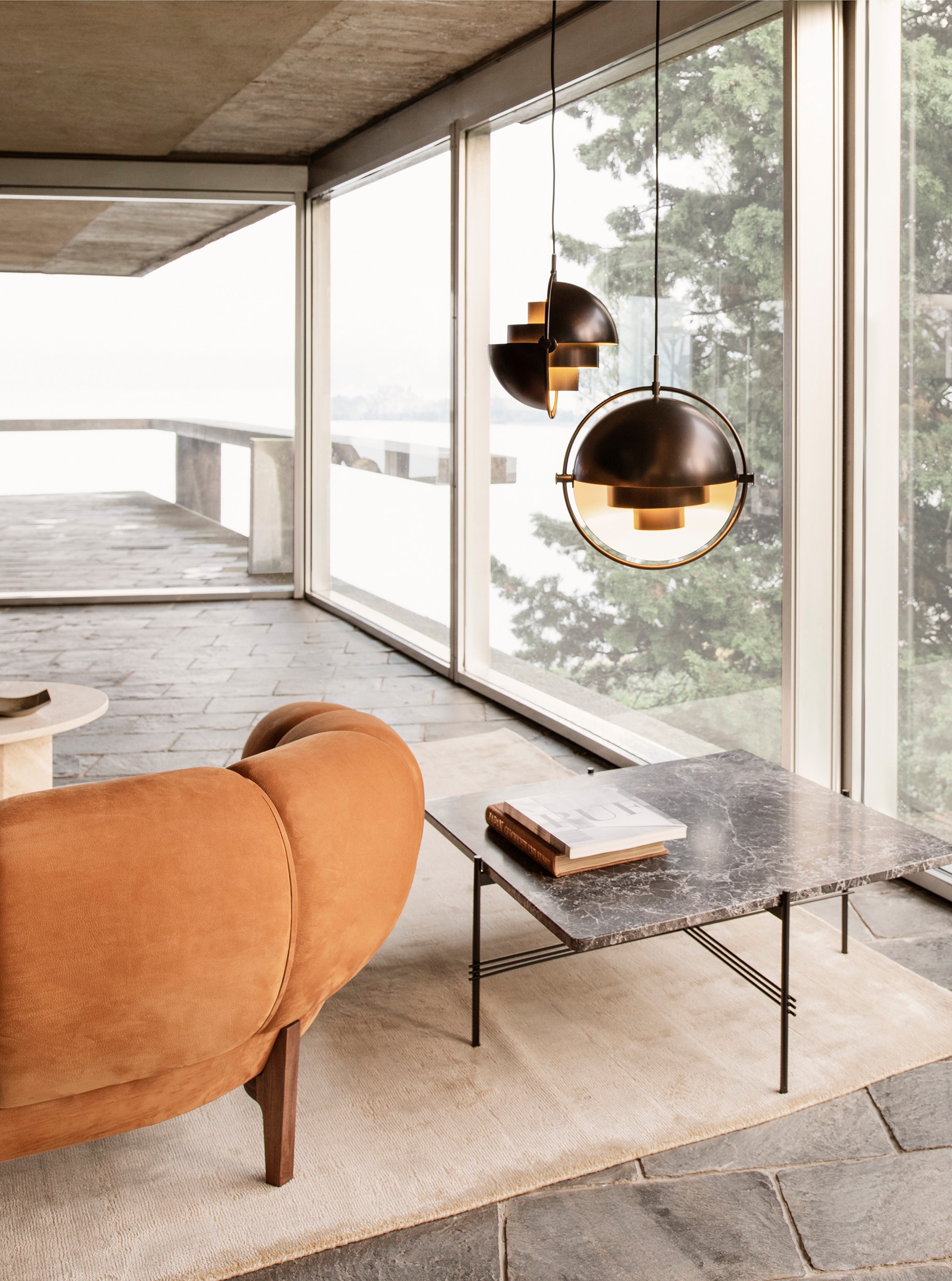 Multi-Lite Pendant, Black Brass Base