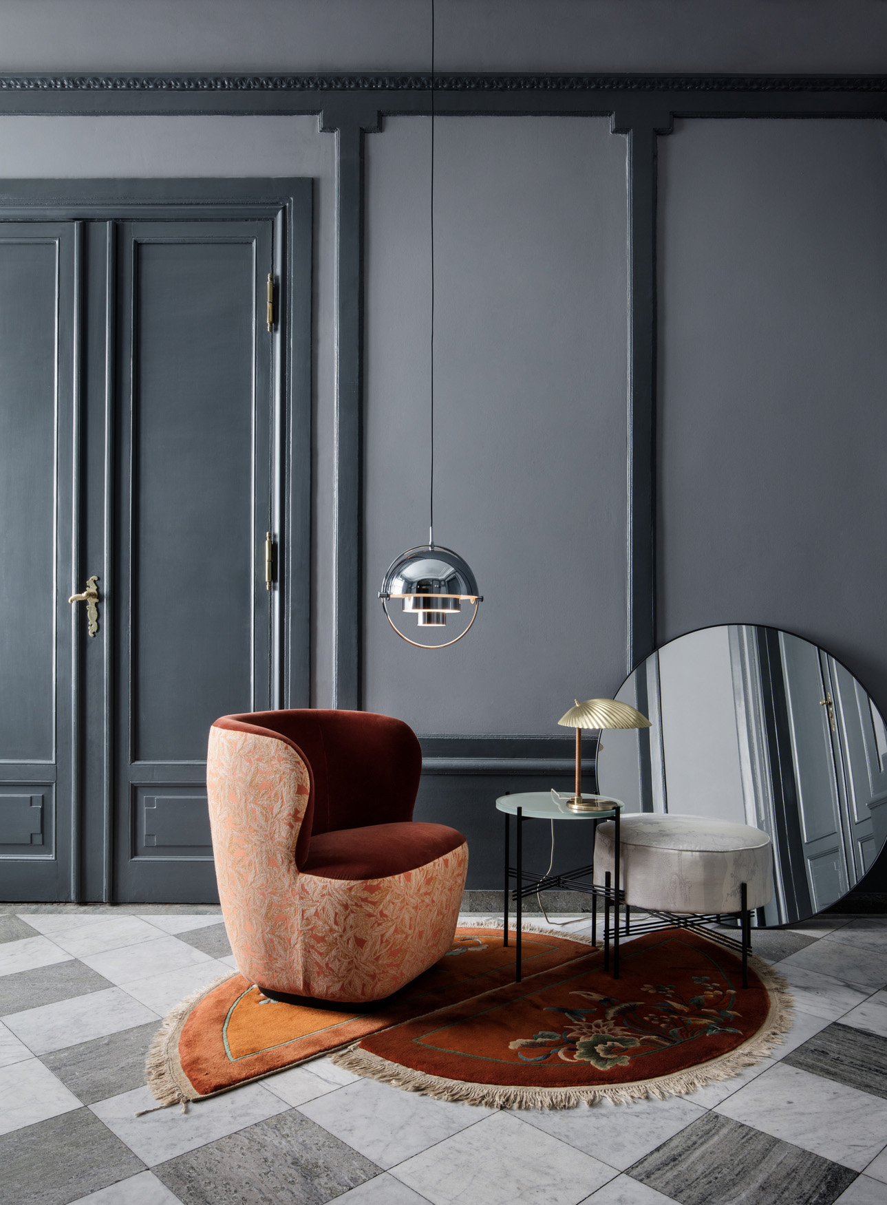 Multi-Lite Pendant, Chrome Base