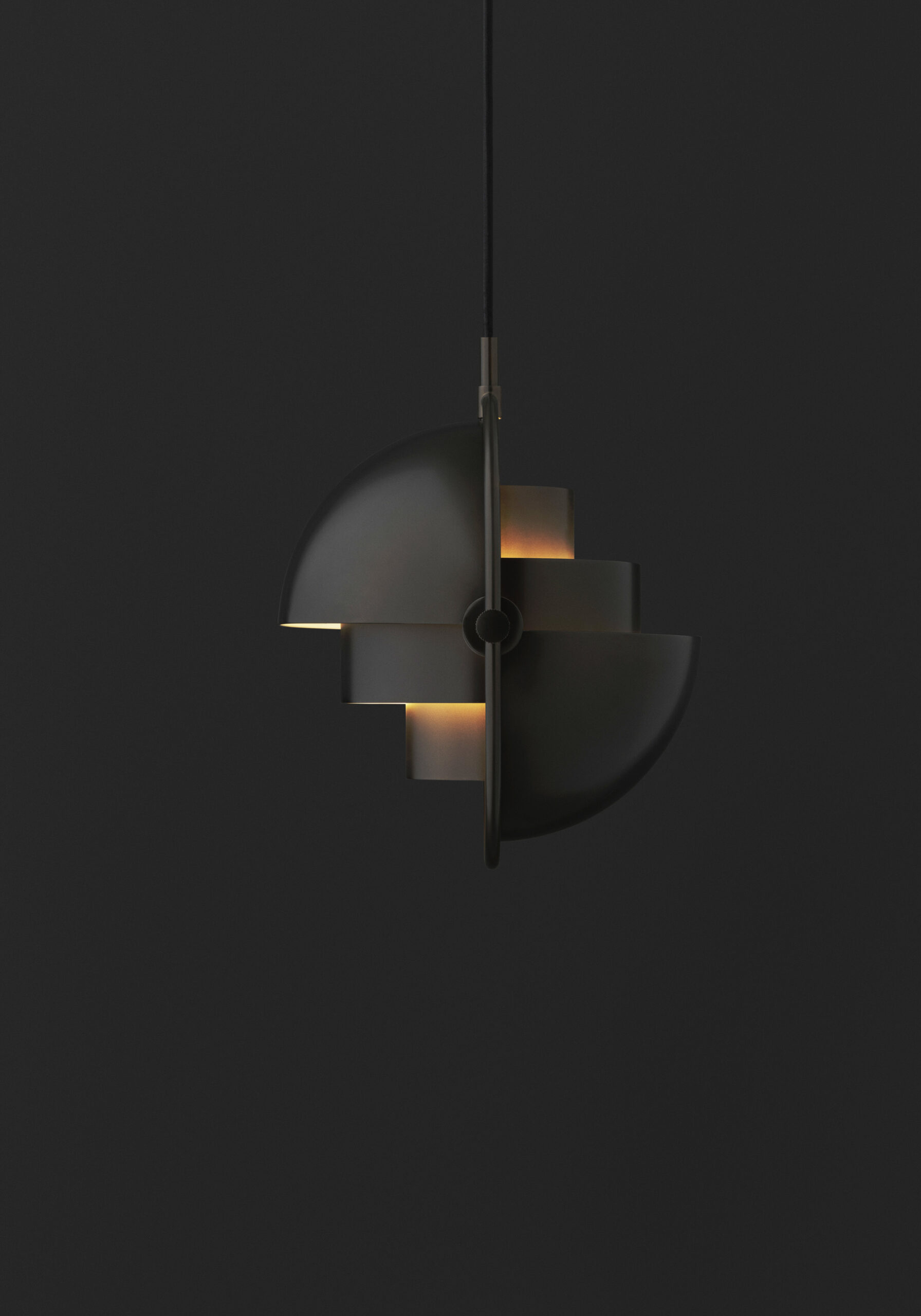 Multi-Lite Pendant, Black Brass Base