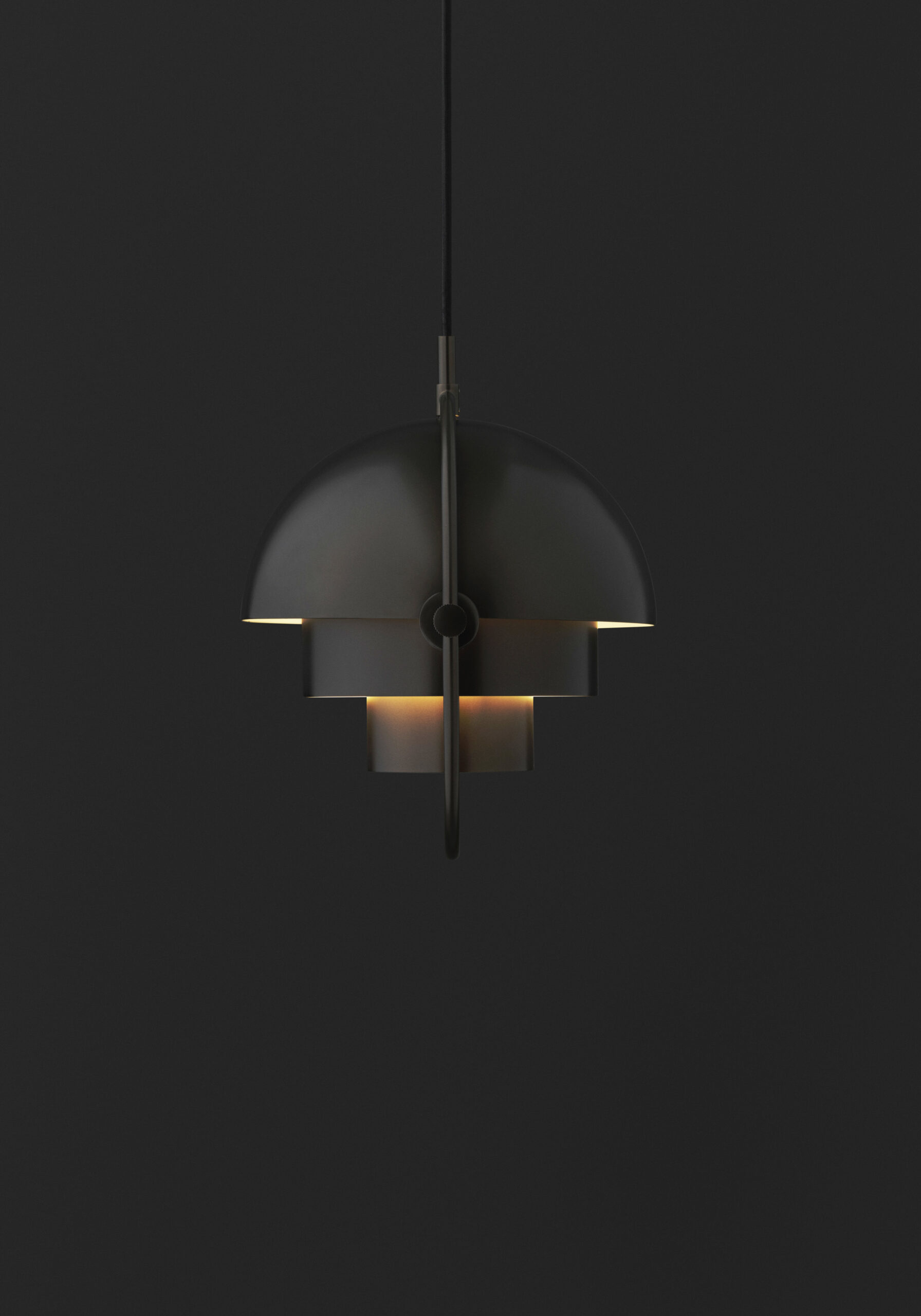 Multi-Lite Pendant, Black Brass Base