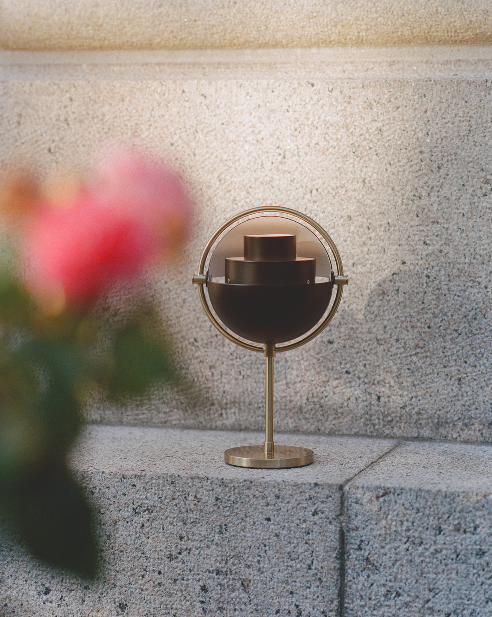 Multi-Lite Portable Lamp, Brass Base