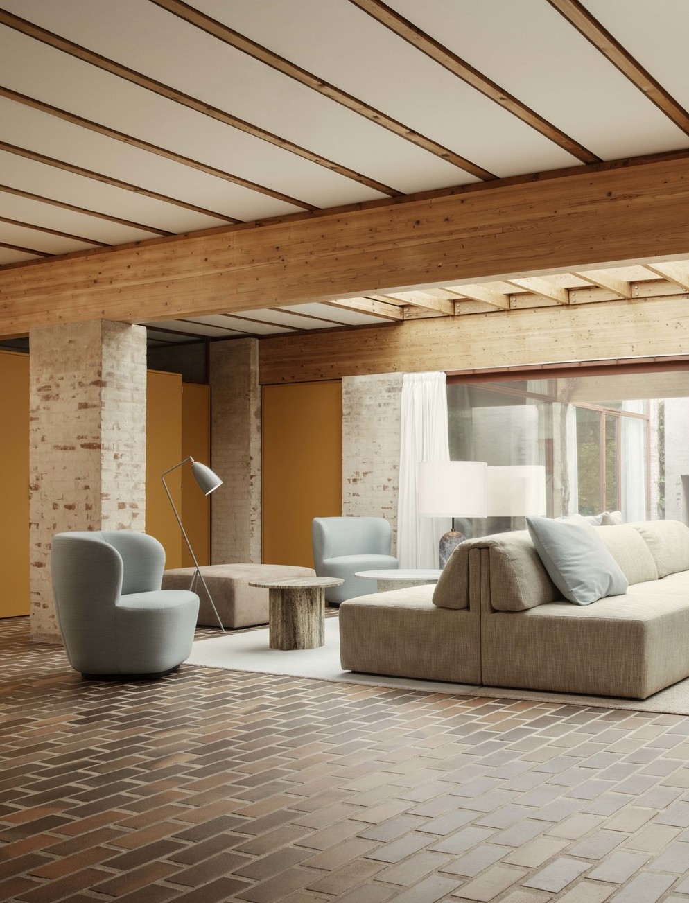 Epic Coffee Table, Ø60, Travertine