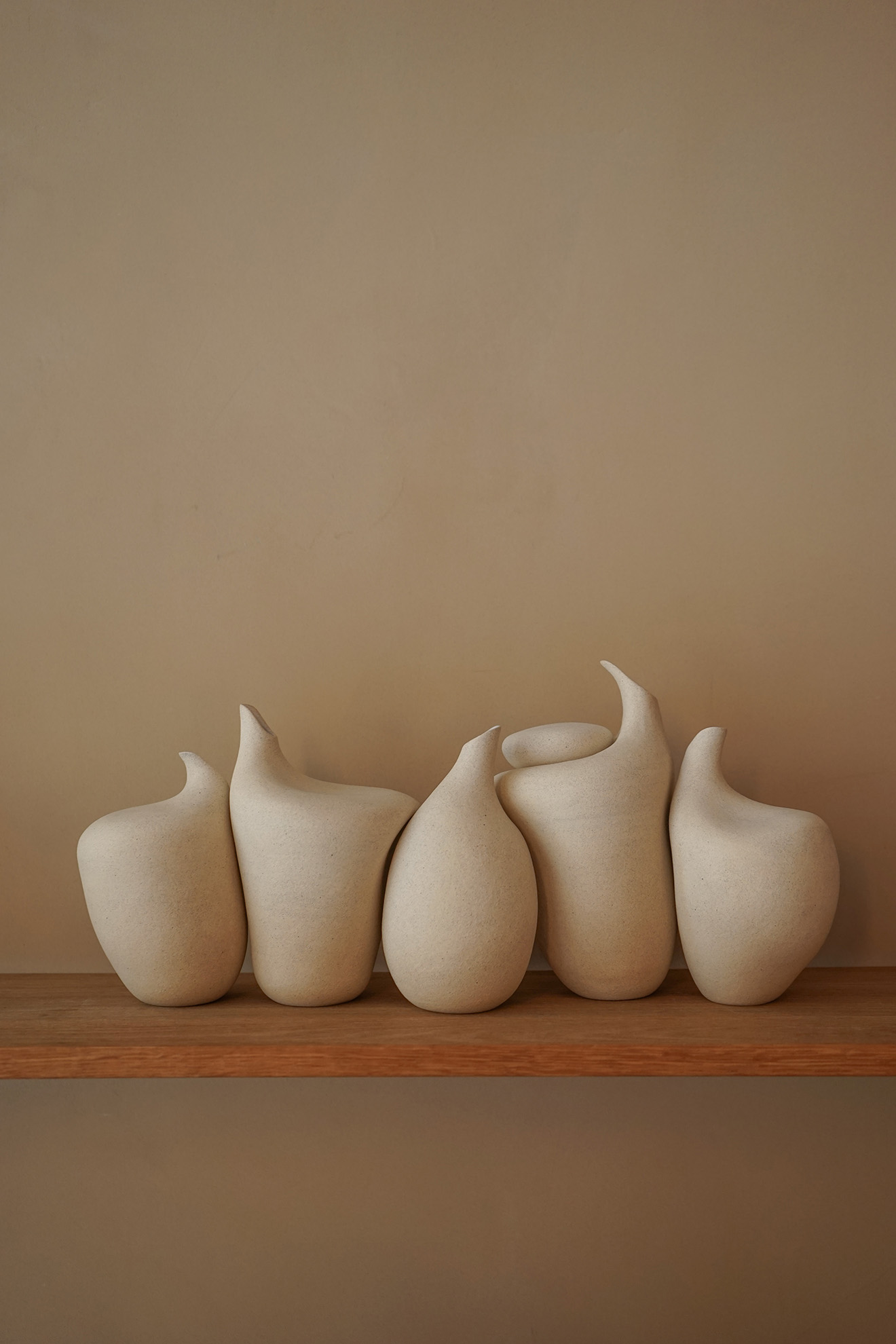 Dialogue Vase - No. 19, Granite (M, set of 5)