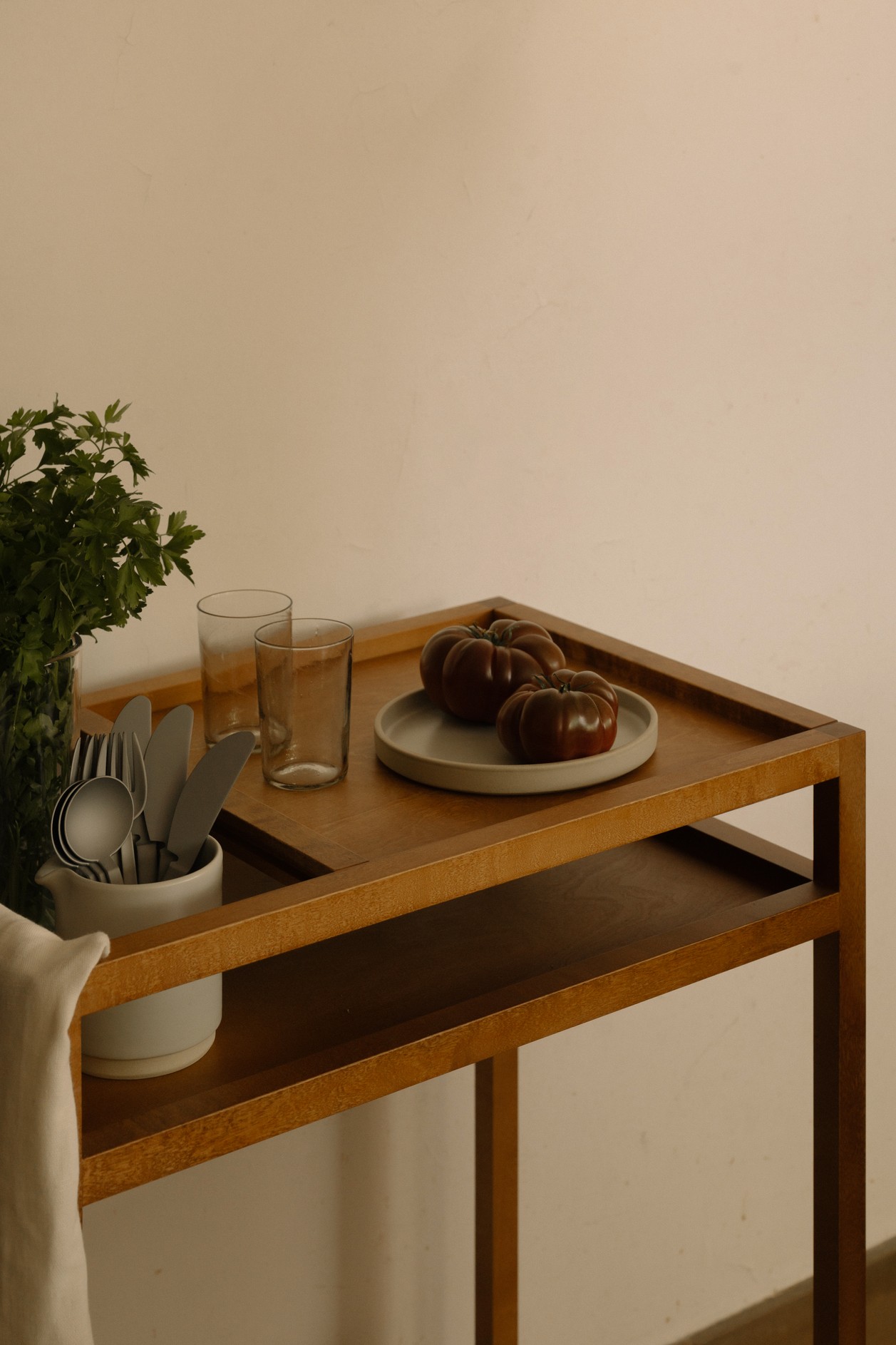 Ratio Trolley, Warm Brown Birch