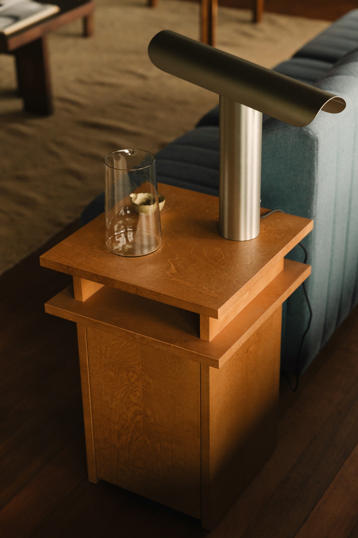 Ratio Side Table, Warm Brown Birch
