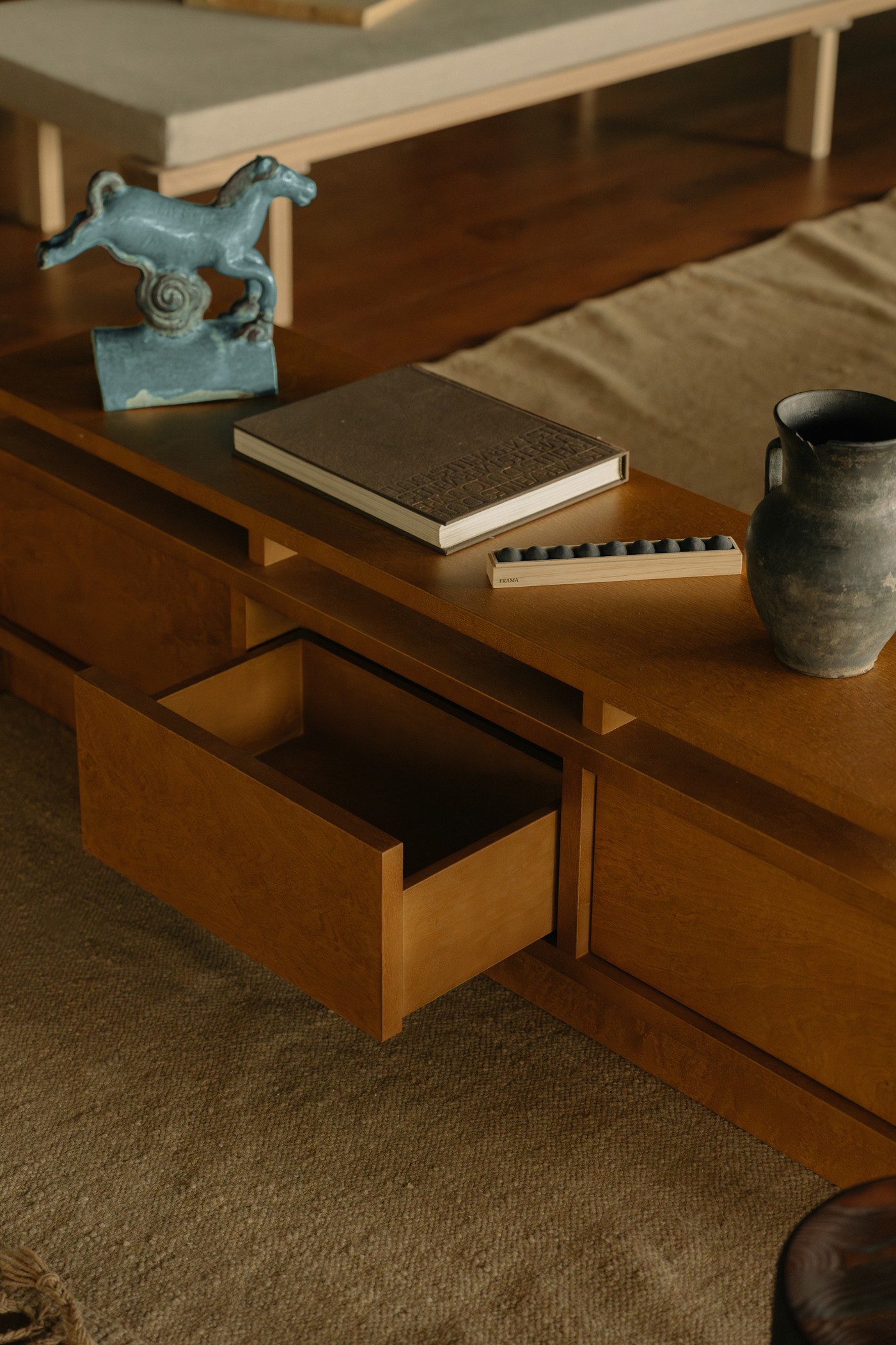 Ratio Console, Warm Brown Birch