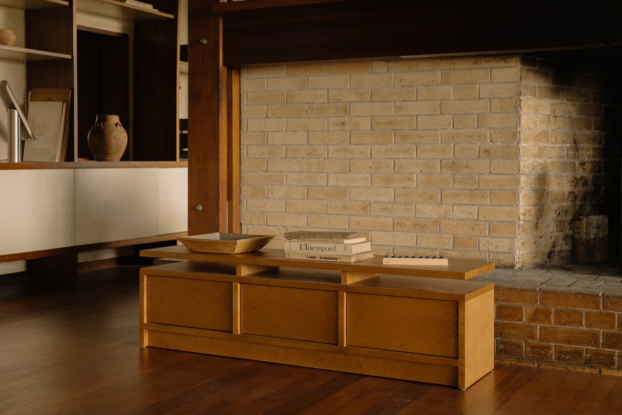 Ratio Console, Warm Brown Birch