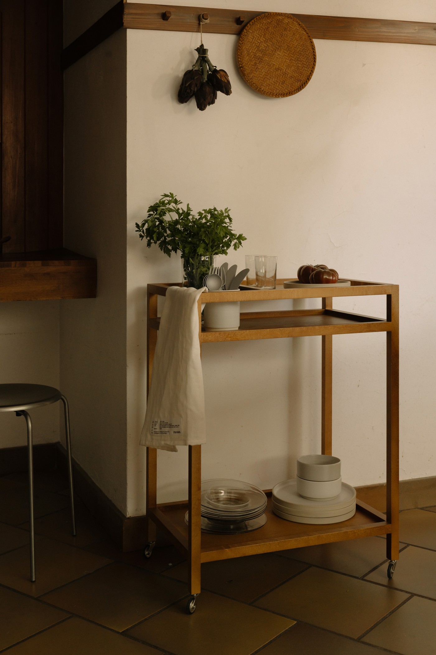 Ratio Trolley, Warm Brown Birch