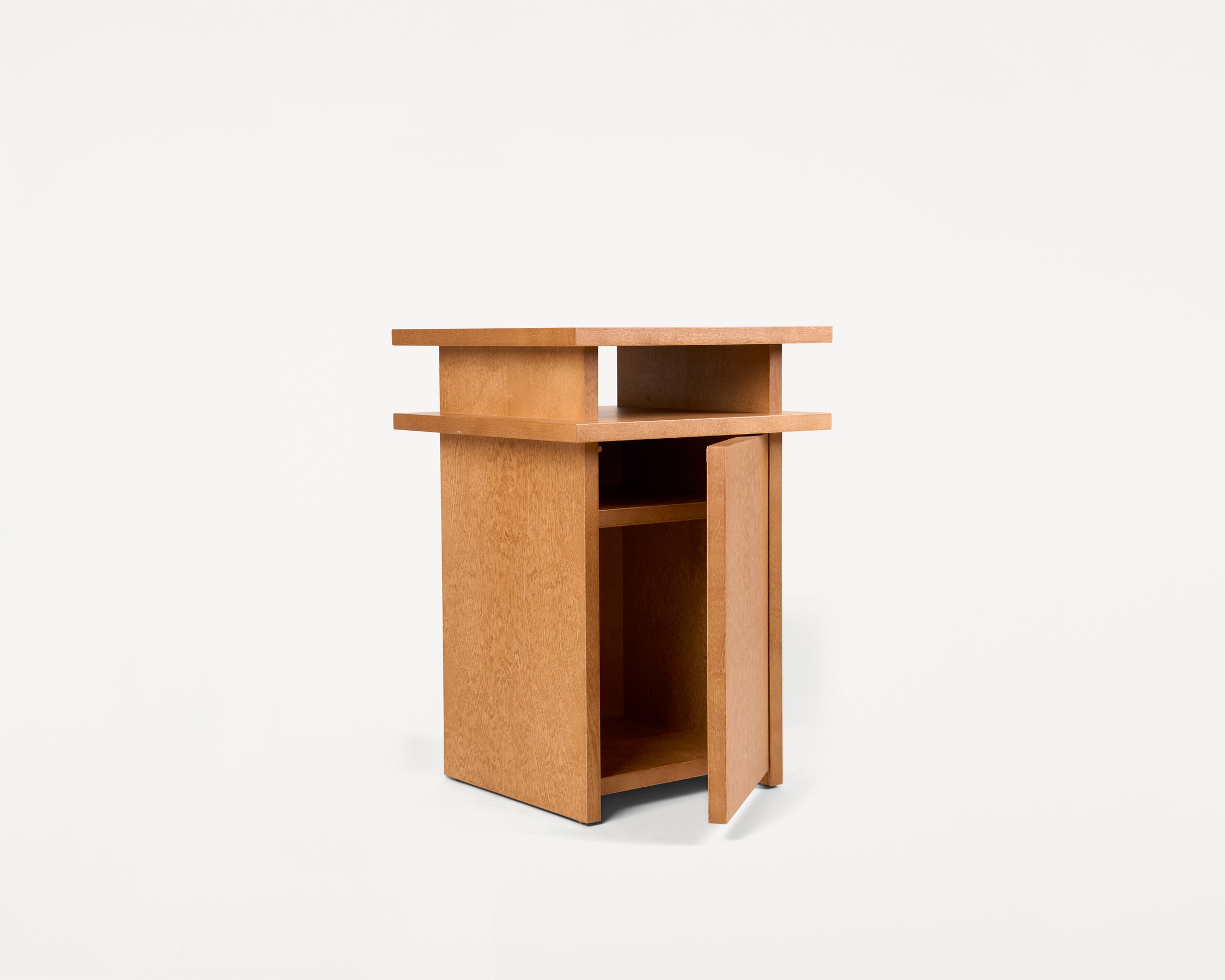 Ratio Side Table, Warm Brown Birch