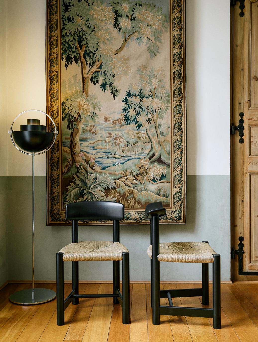 Daumiller Side Chair, Natural Rush Cord