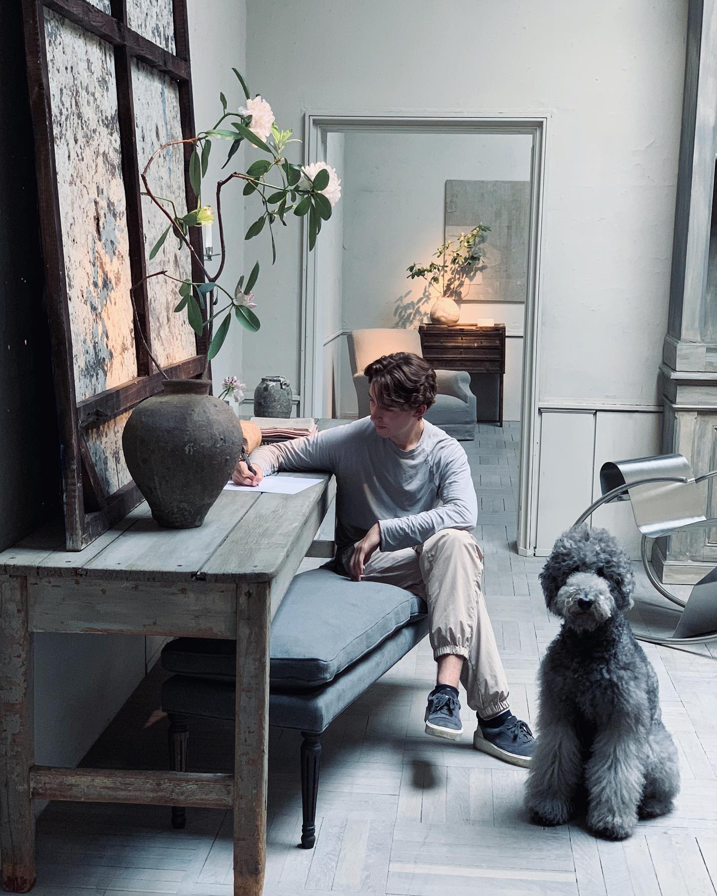 Antique Old Asian Wine Bottle