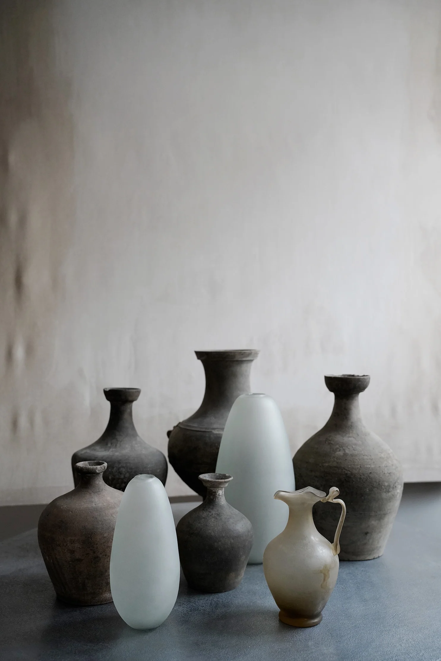 Antique Old Asian Wine Bottle