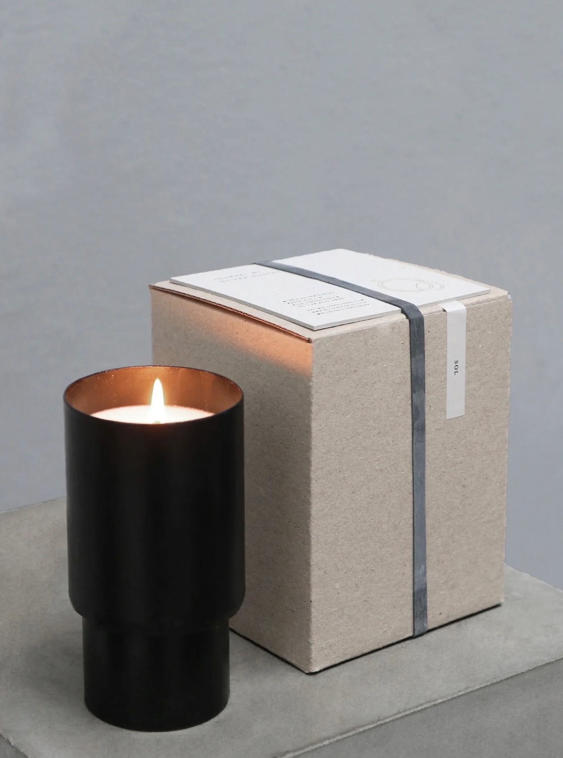 Scented Candle in Iron Vessel, Olympia