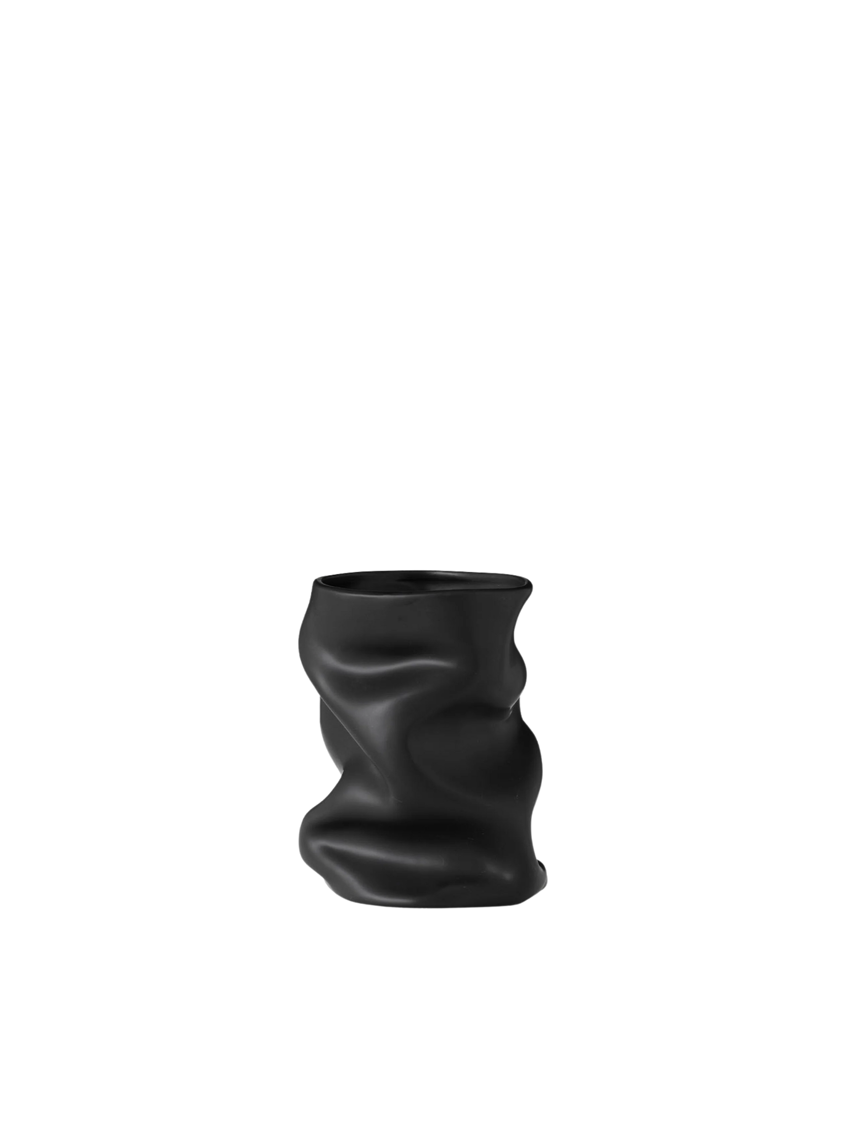 Collapse Vase, Black