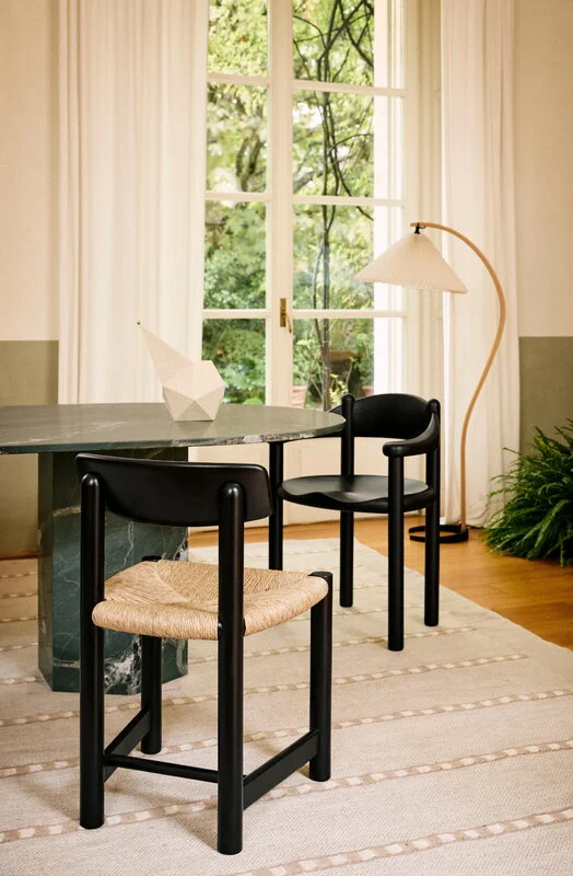 Daumiller Dining Armchair, Black Pine