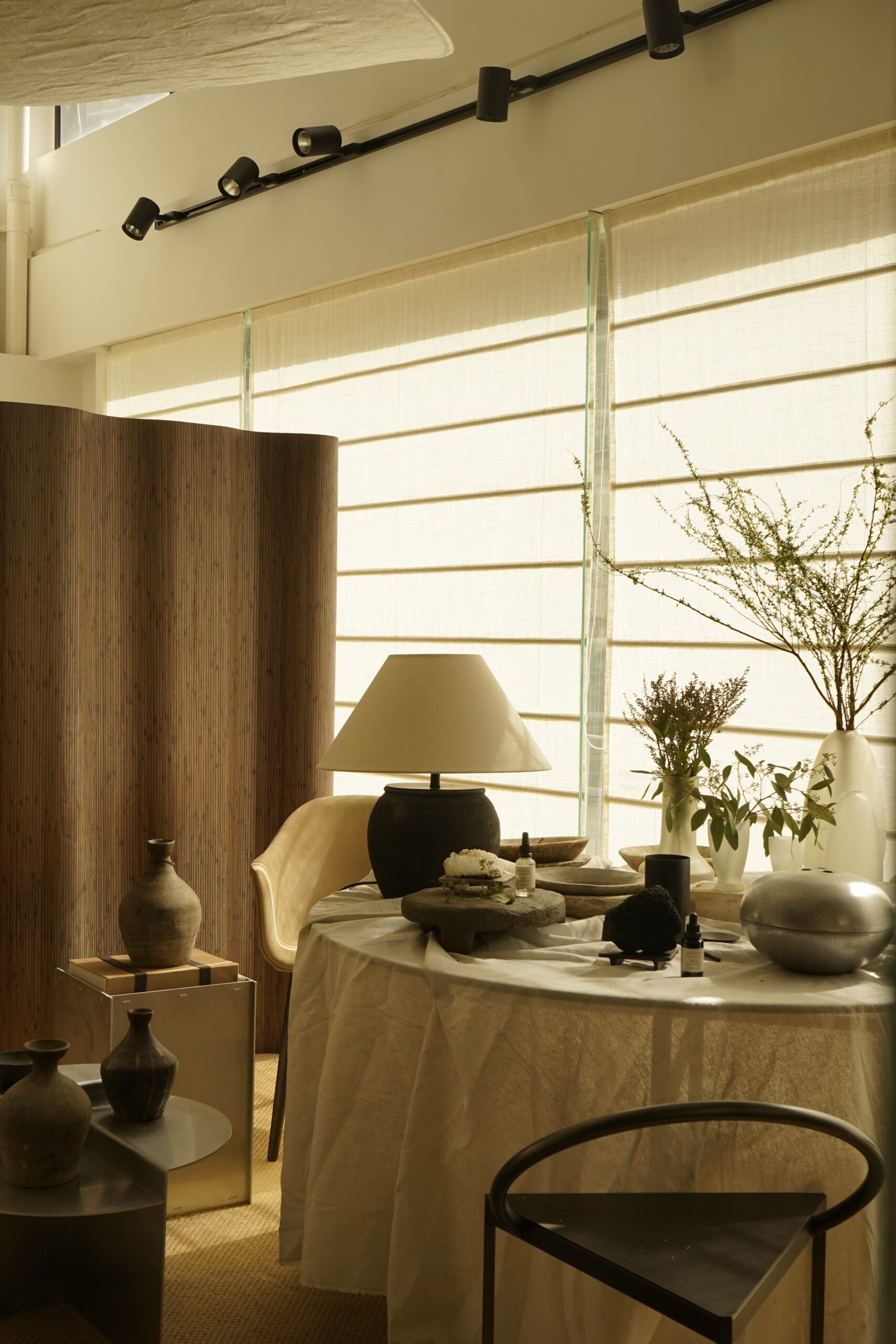 Bamboo Room Screen — Dark Brown
