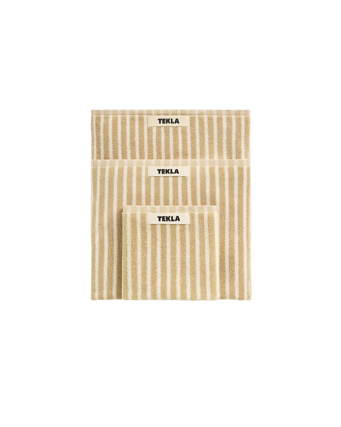 Terry Towel – Ivory Stripes