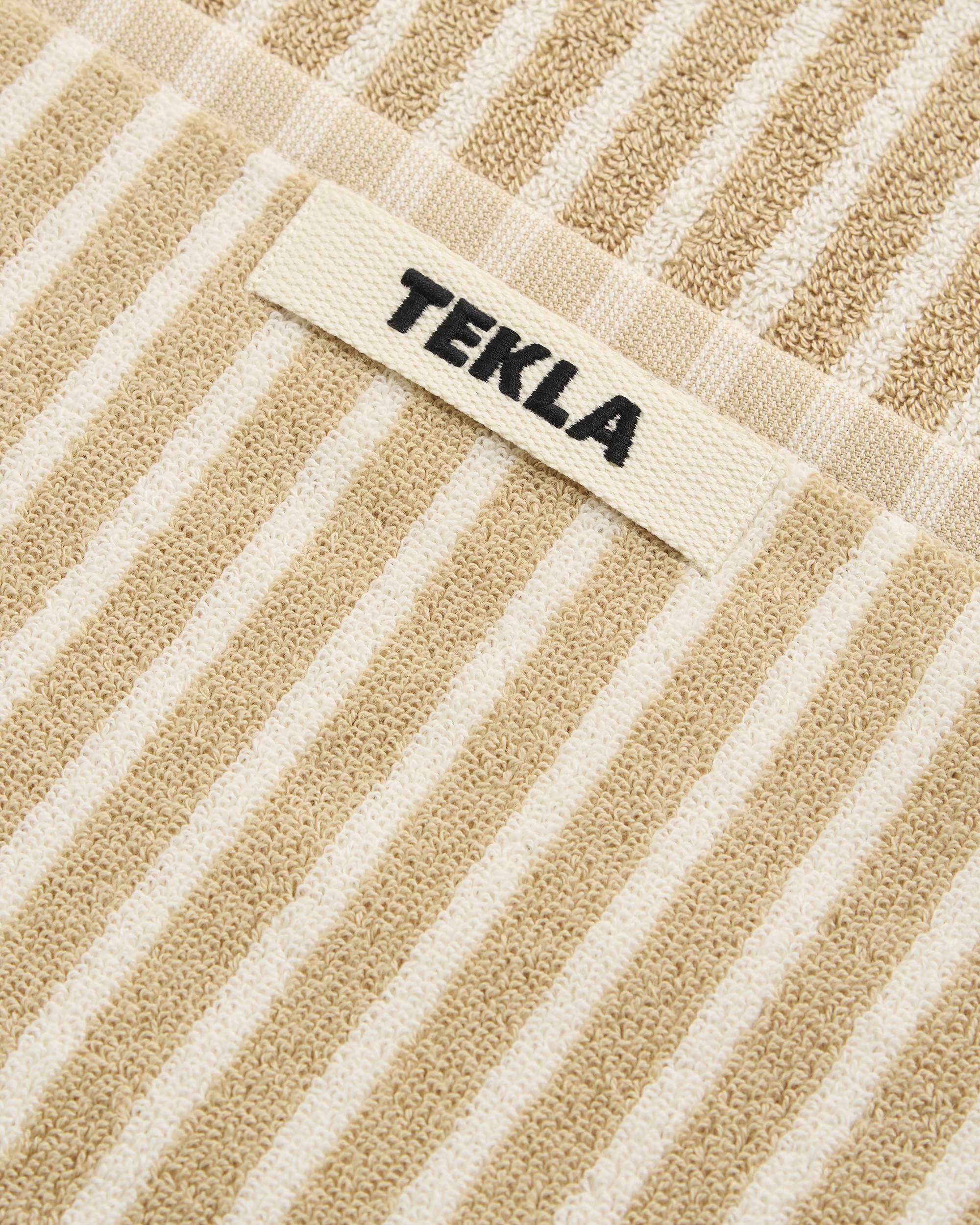 Terry Towel – Ivory Stripes