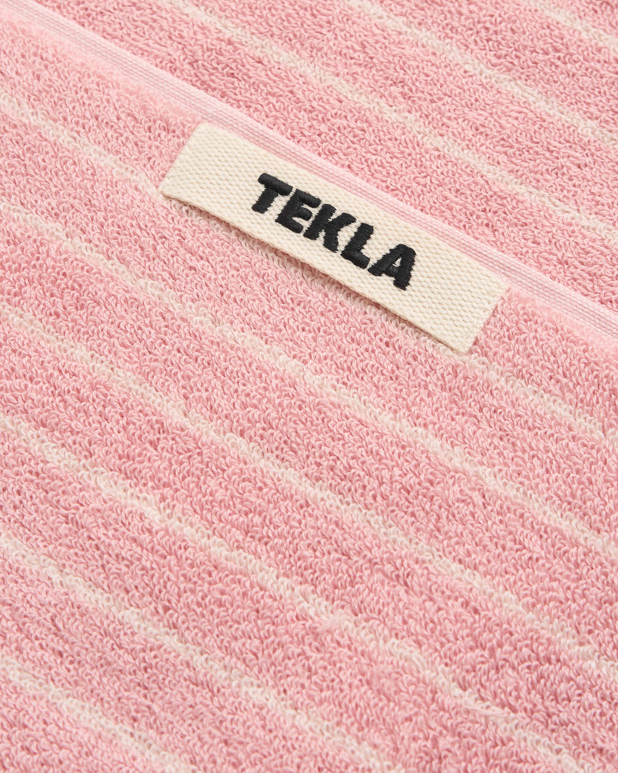 Terry Towel – Shaded Pink Stripes