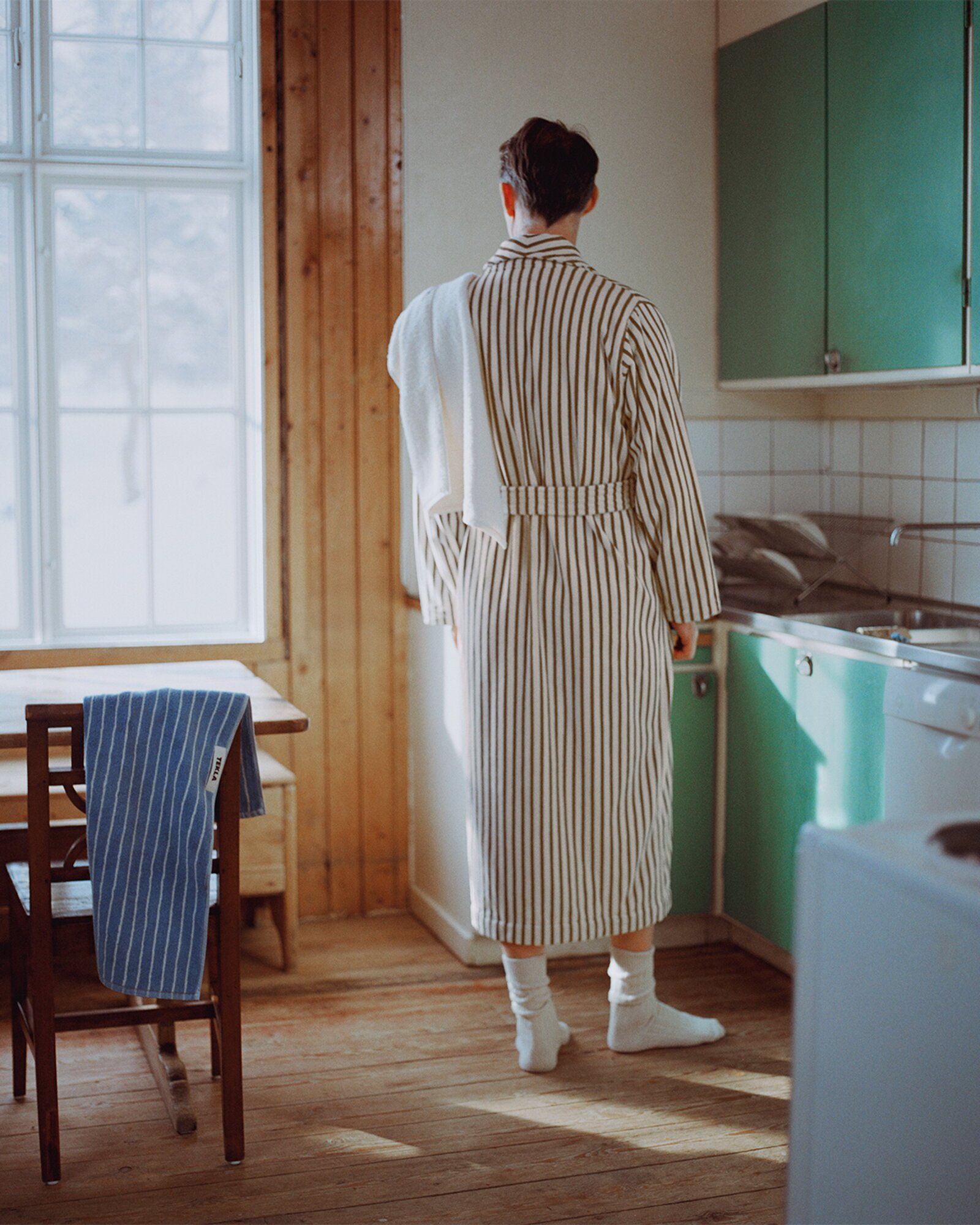 Terry Towel – River Stripes