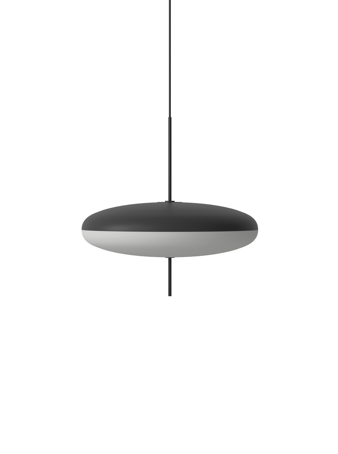 Model 2065 Pendant, Black & White Diffuser