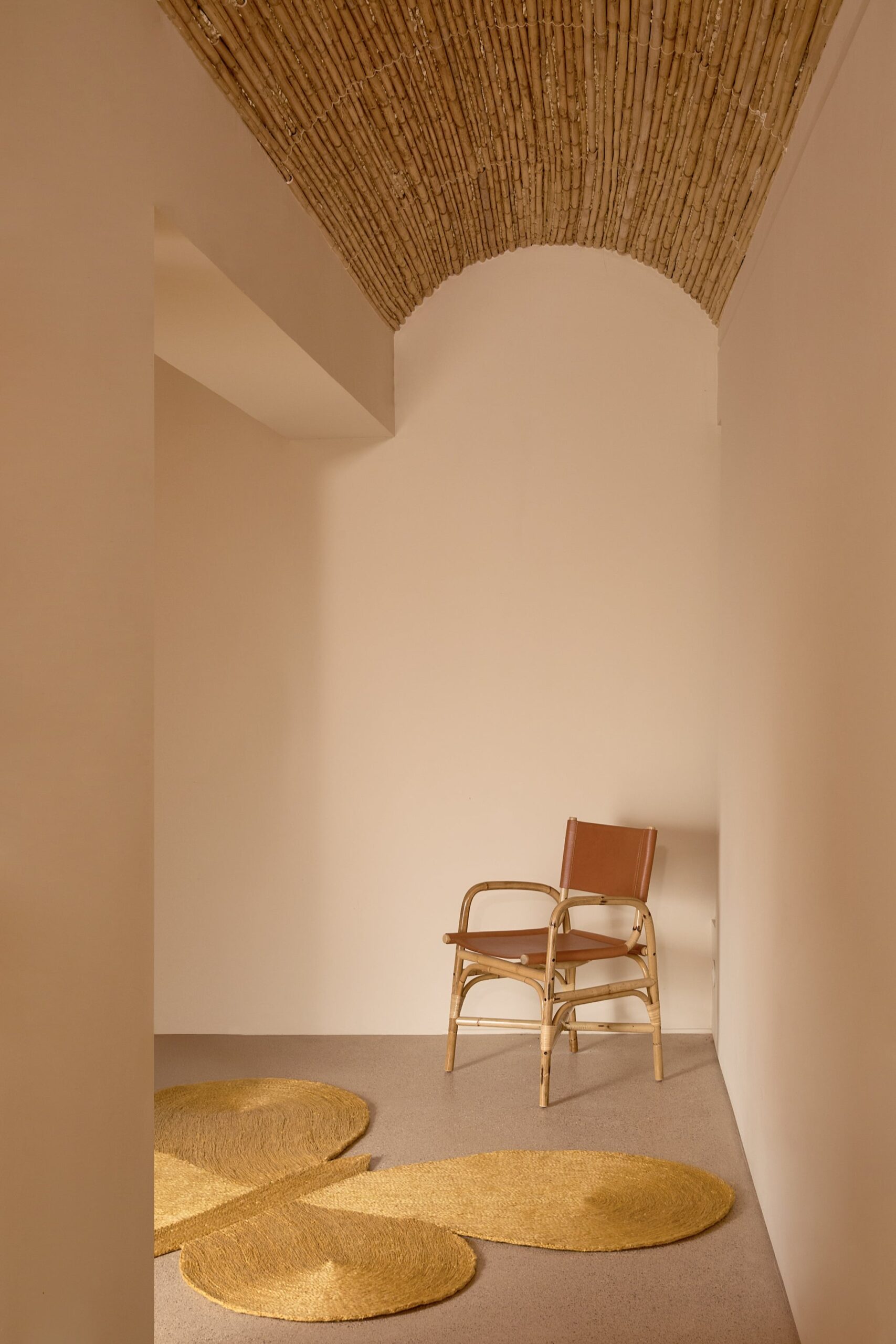 Lucia Eames™ Butterfly Jute rug, Ochre