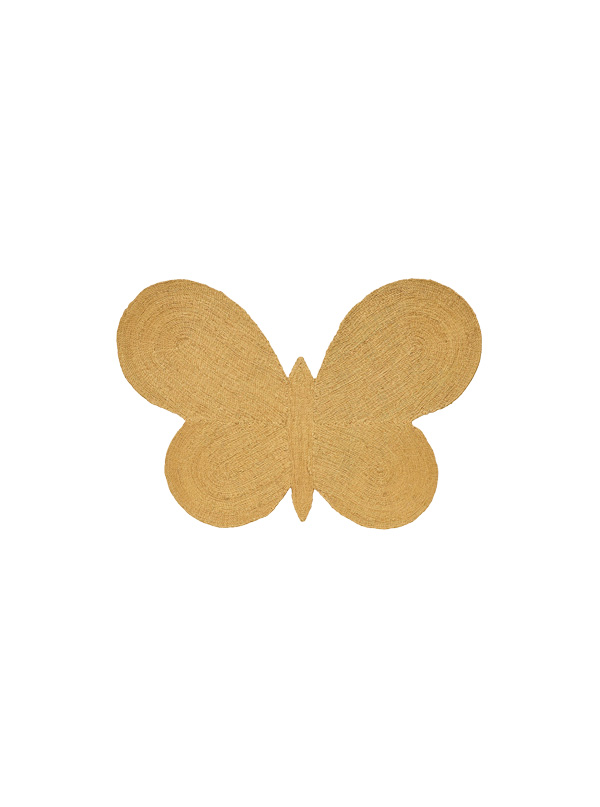 Lucia Eames™ Butterfly Jute rug, Ochre